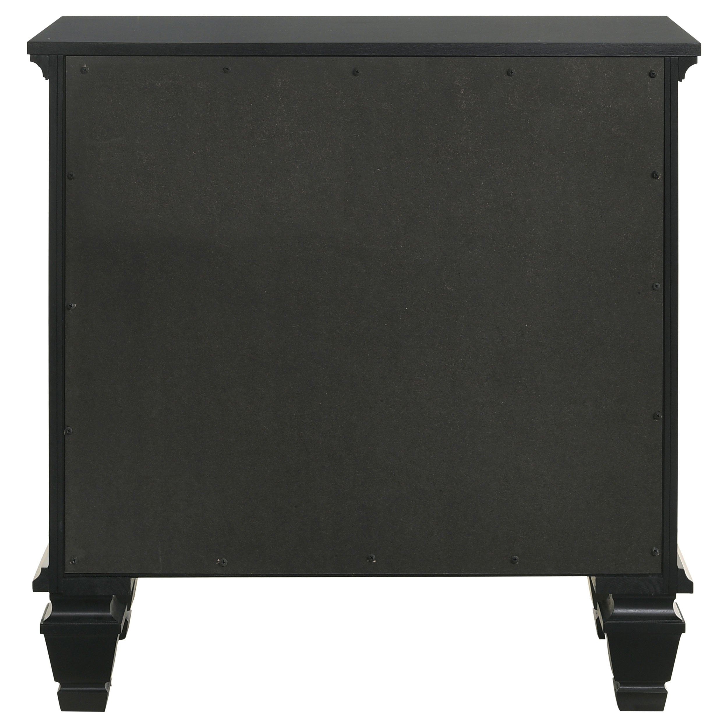 Sandy Beach 3-drawer Nightstand Black — view 8