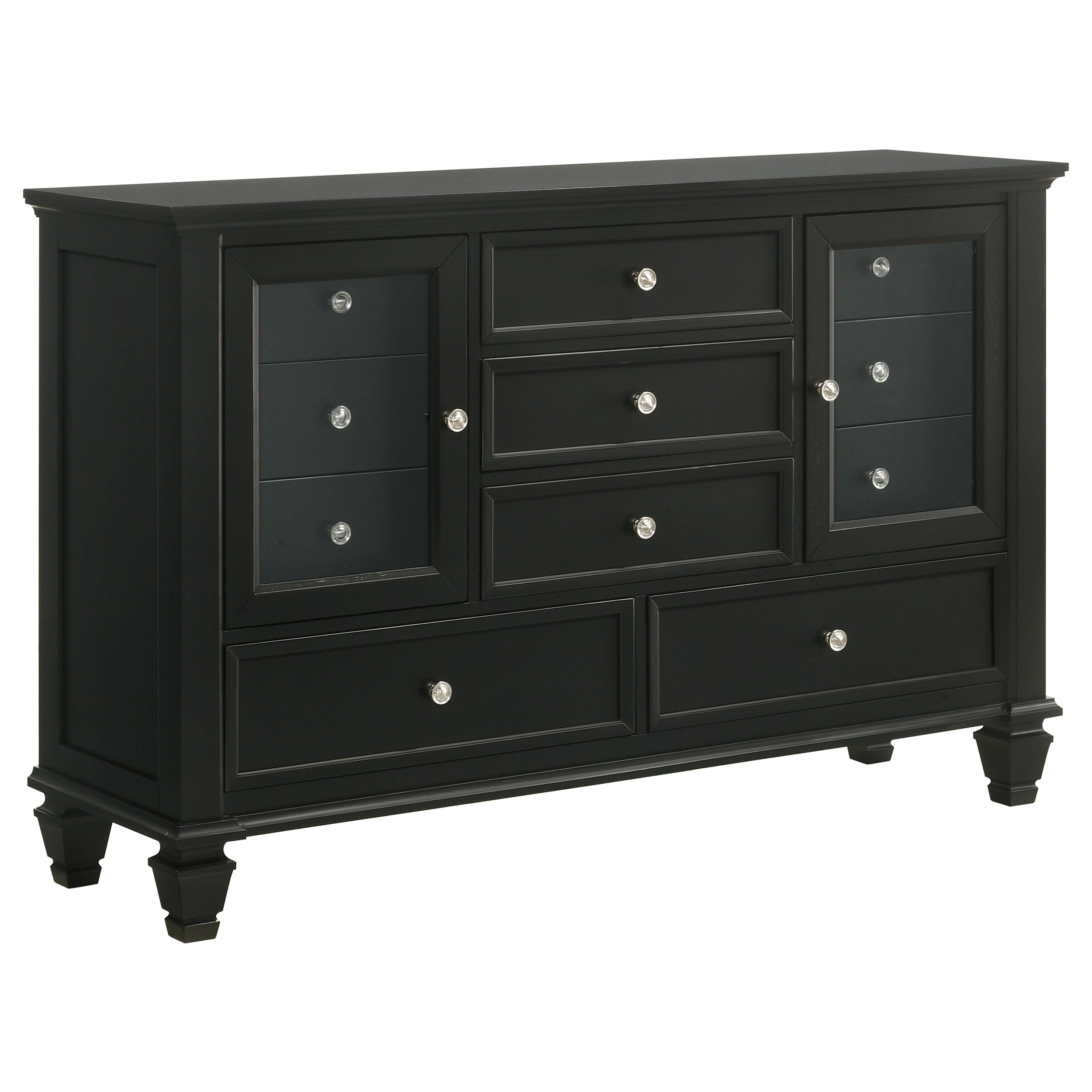 Sandy Beach 11-drawer Dresser Black — view 1