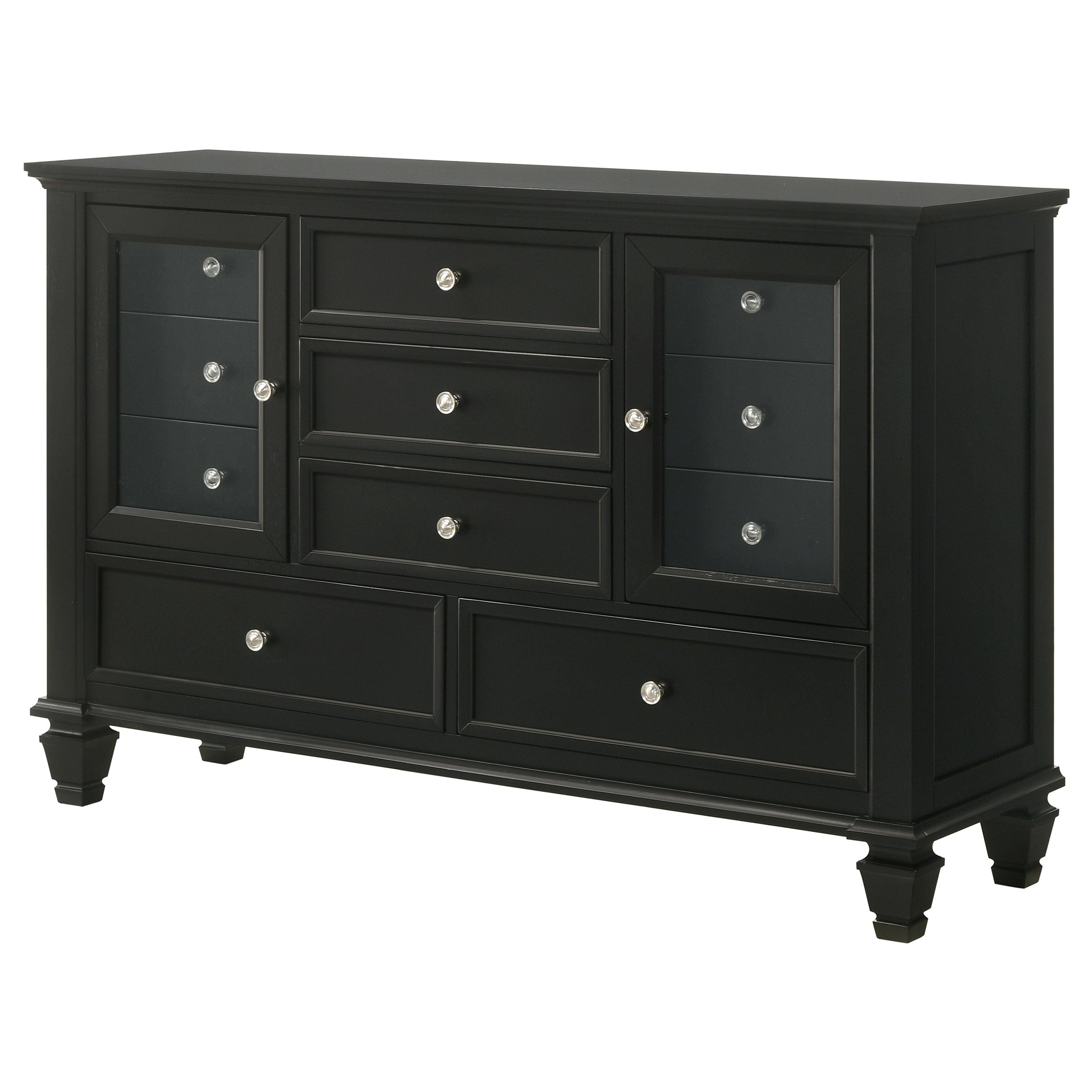 Sandy Beach 11-drawer Dresser Black — view 4