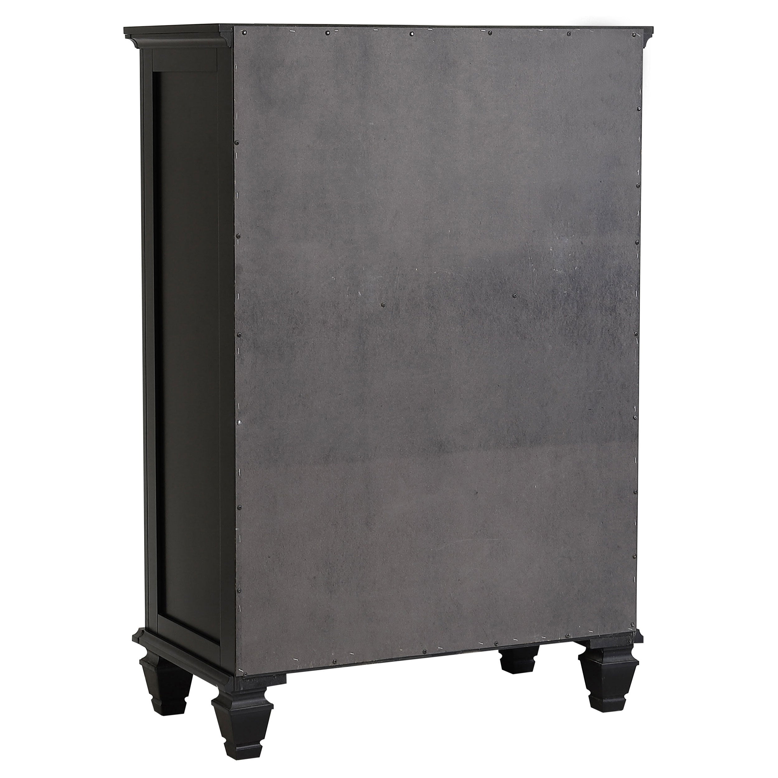 Sandy Beach 5-drawer Bedroom Chest Black — view 6