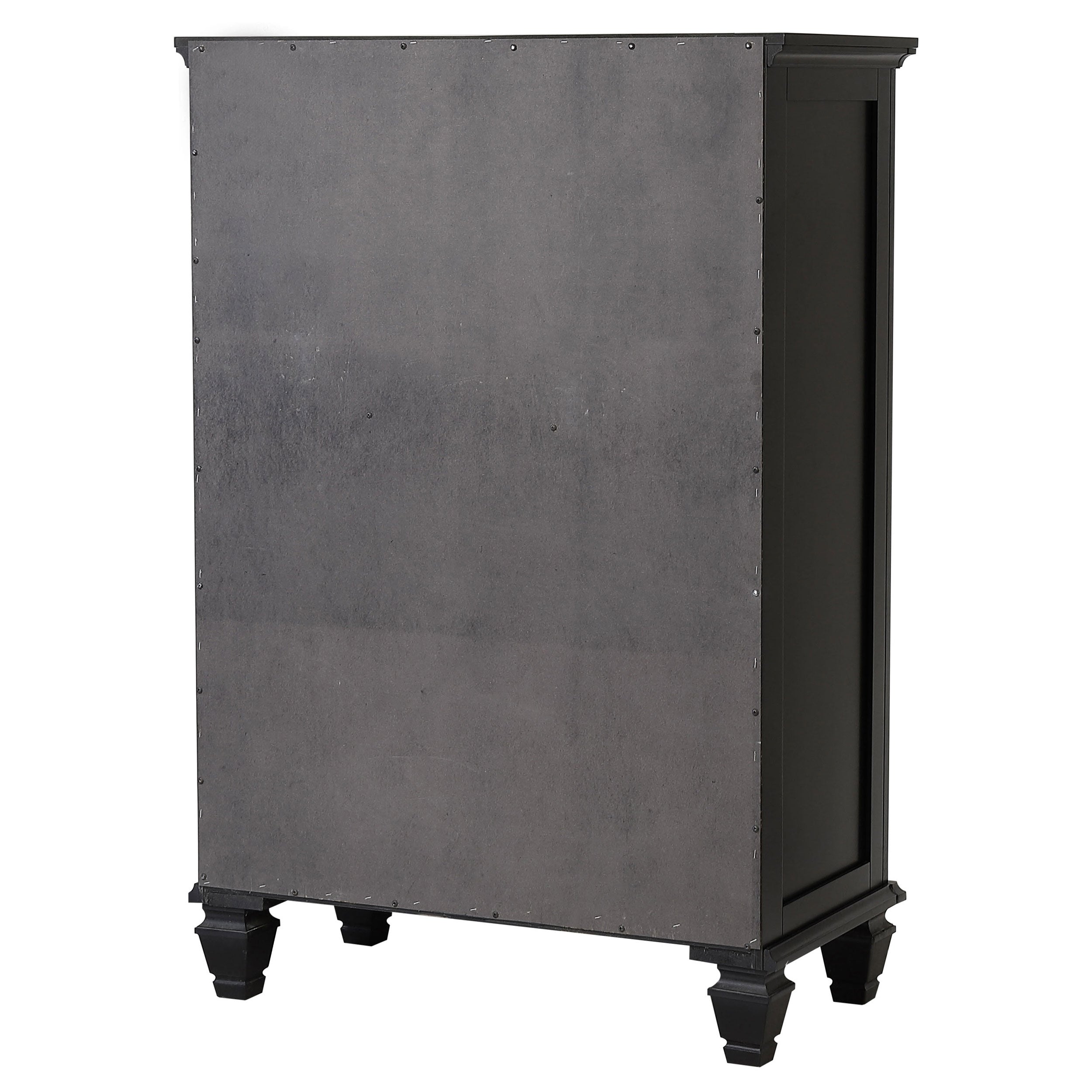 Sandy Beach 5-drawer Bedroom Chest Black — view 8