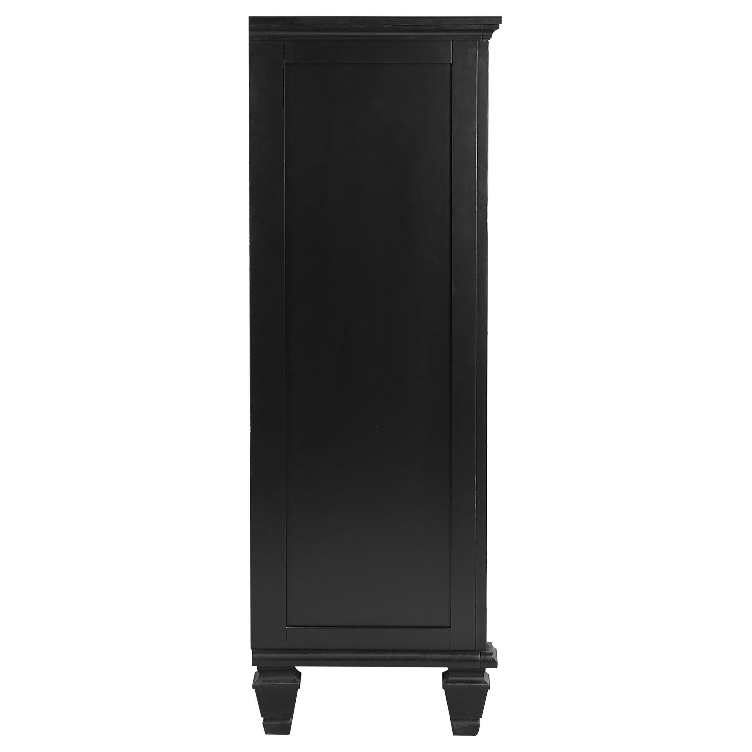 Sandy Beach 5-drawer Bedroom Chest Black — view 9