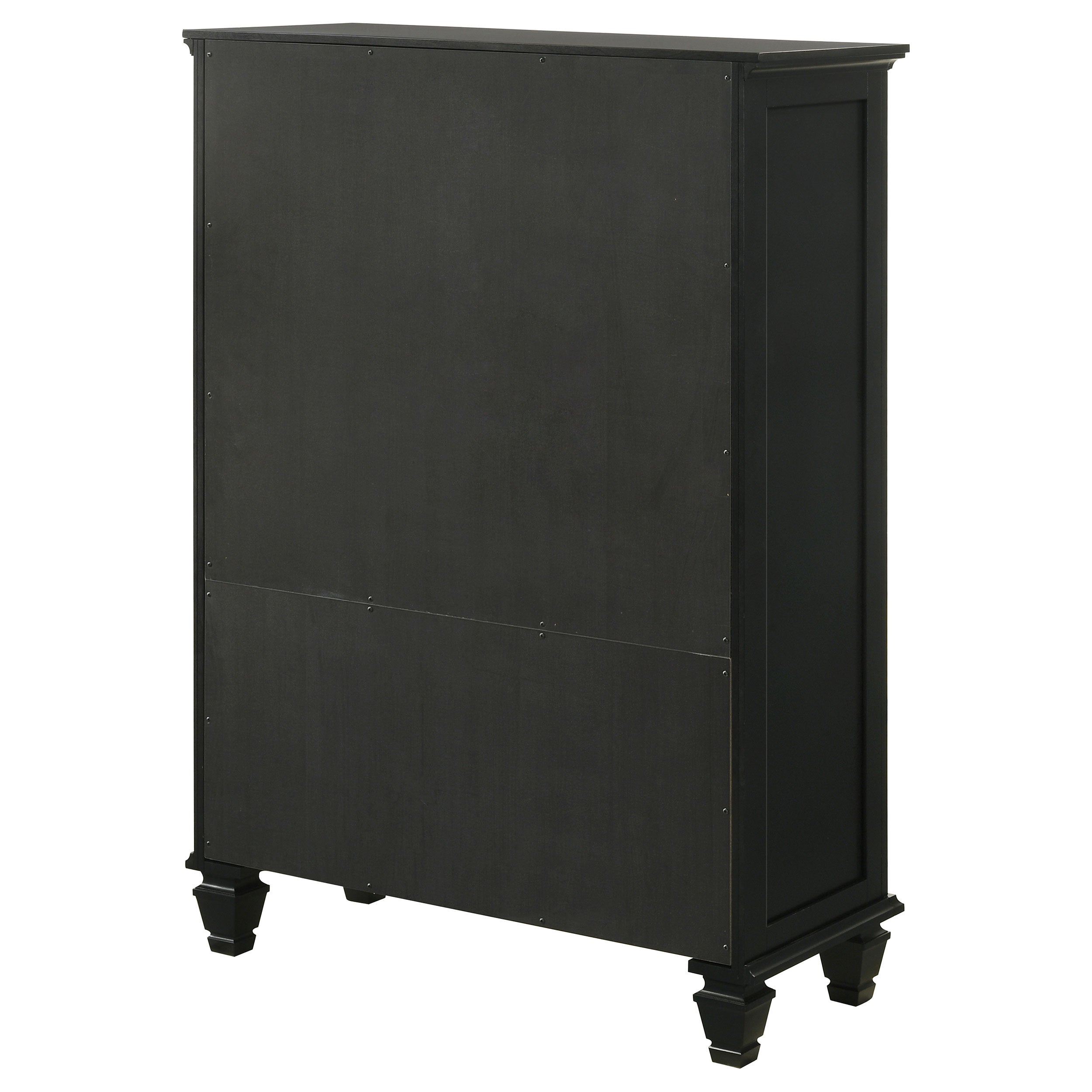 Sandy Beach 8-drawer Door Chest Black — view 8