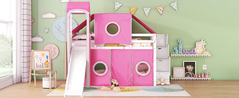 Loft Bed With Tent And Tower