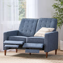 Manville - Contemporary Tufted Loveseat Pushback Recliner