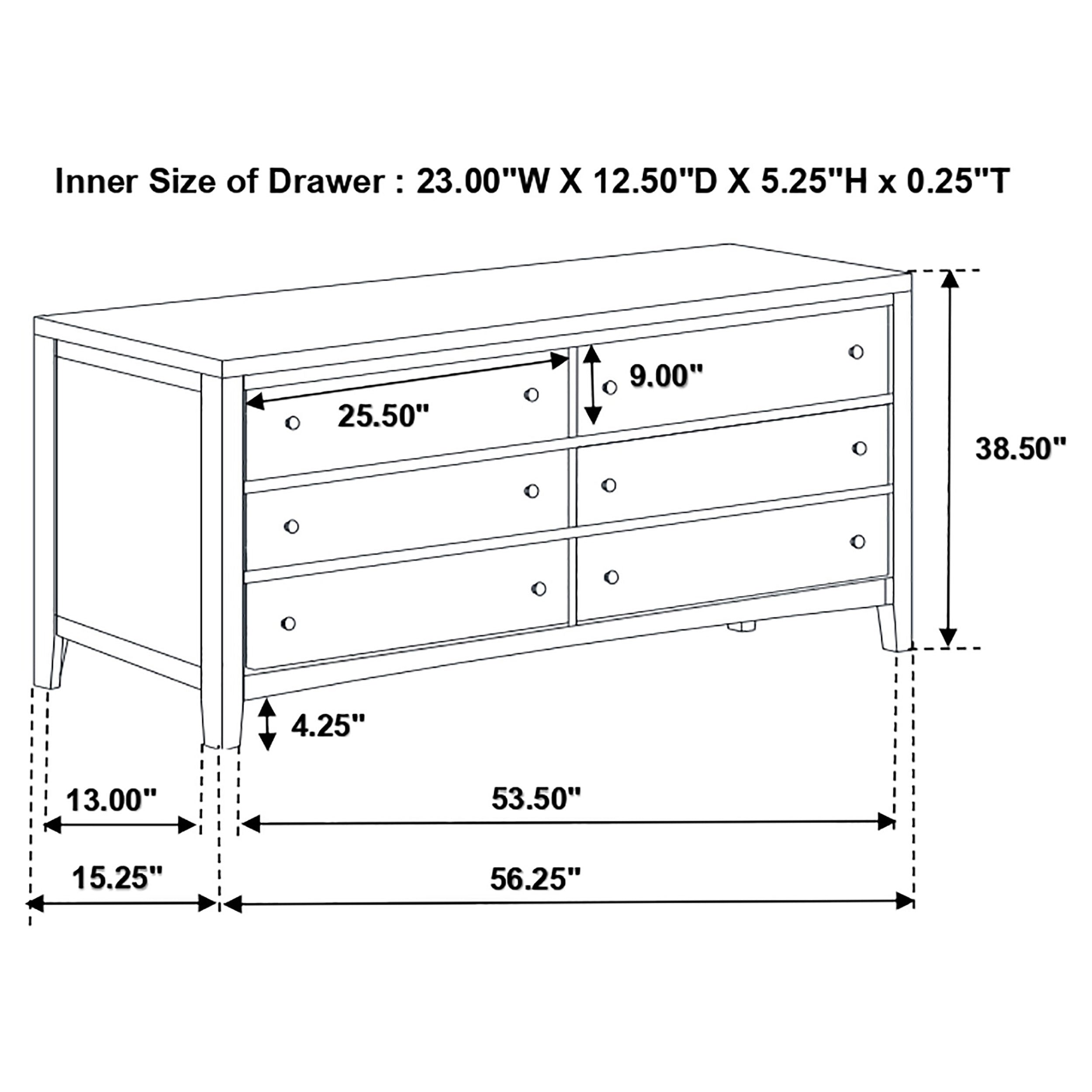 Carlton 4-piece Full Bedroom Set Cappuccino — view 19