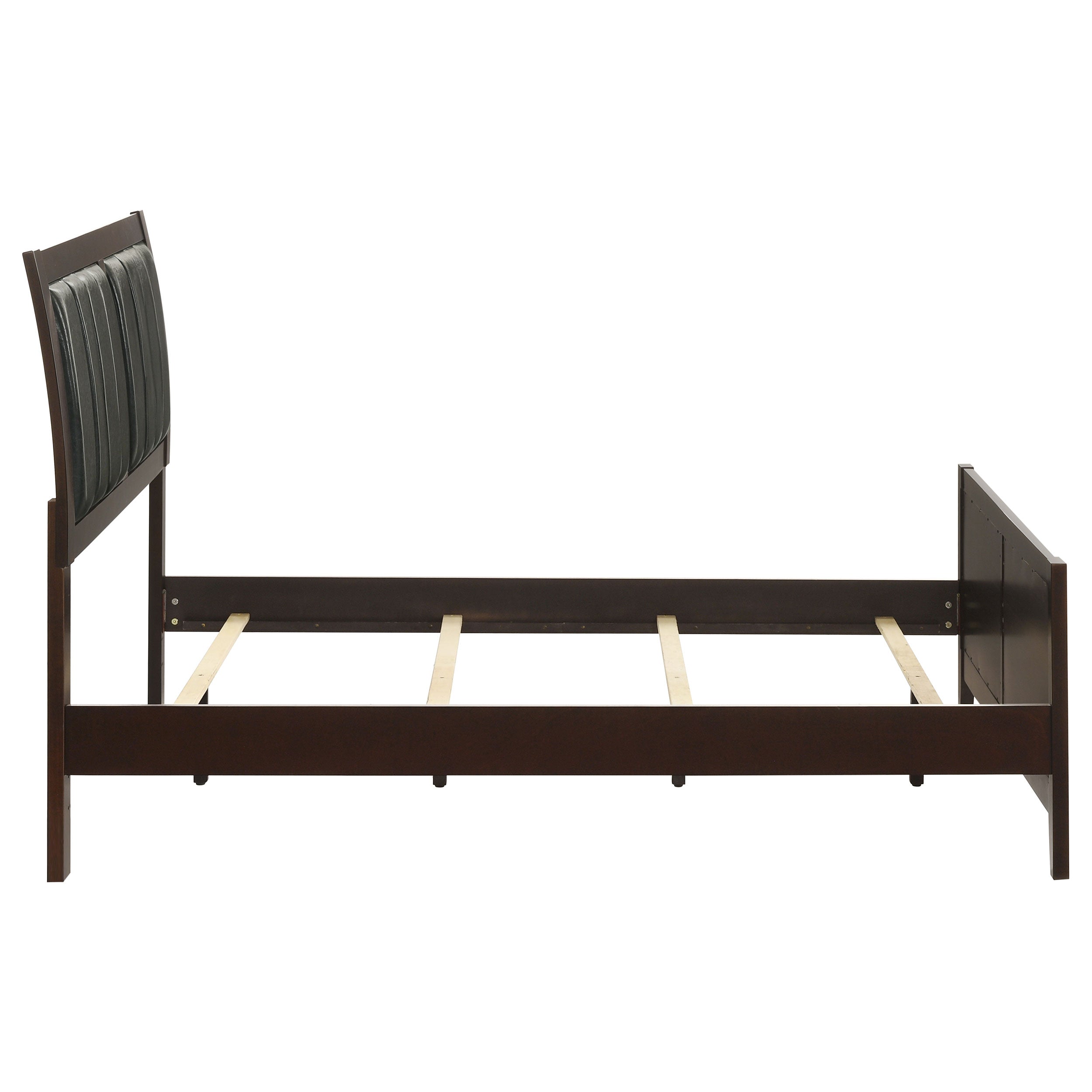 Carlton Wood Full Panel Bed Cappuccino — view 6