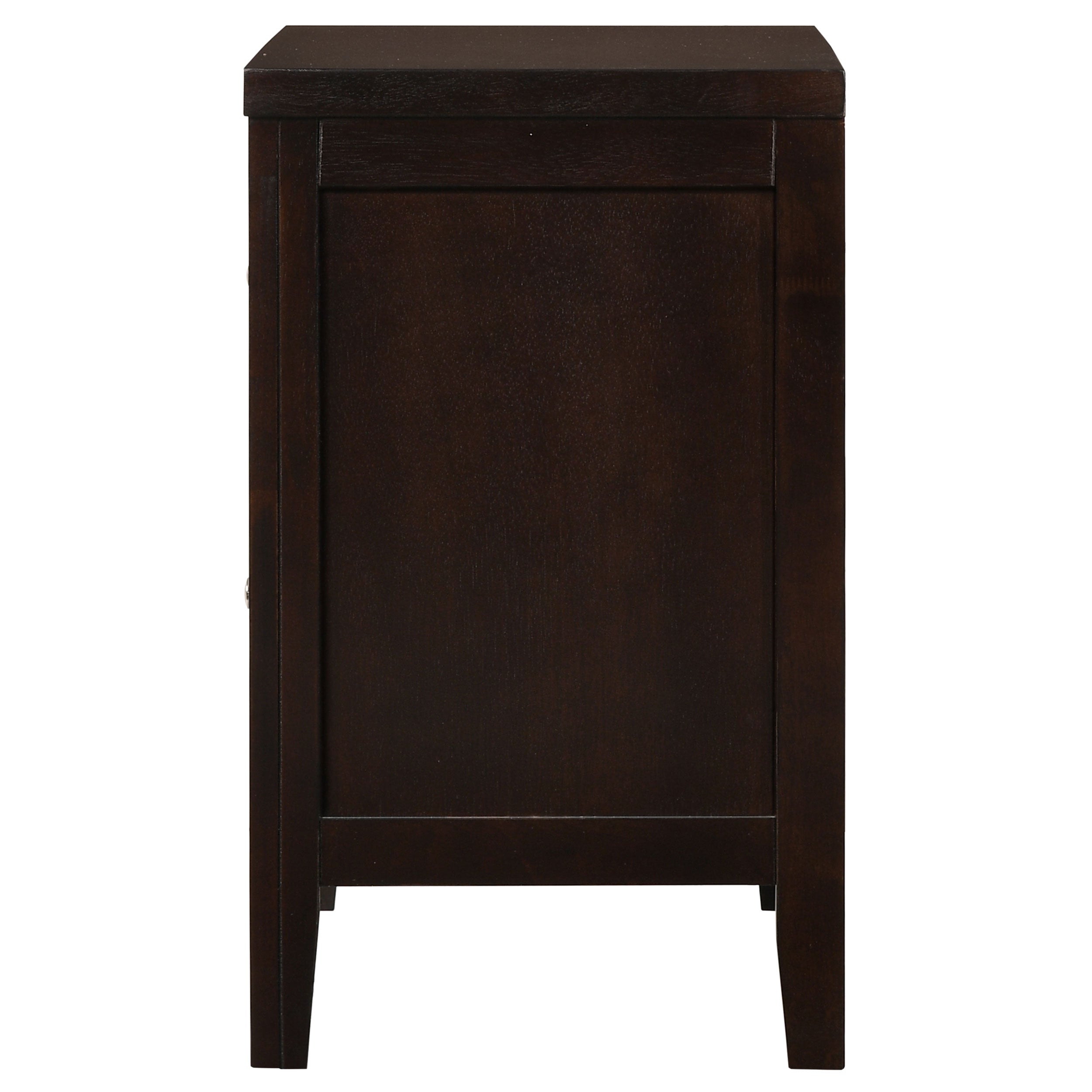 Carlton 2-drawer Nightstand Cappuccino — view 5