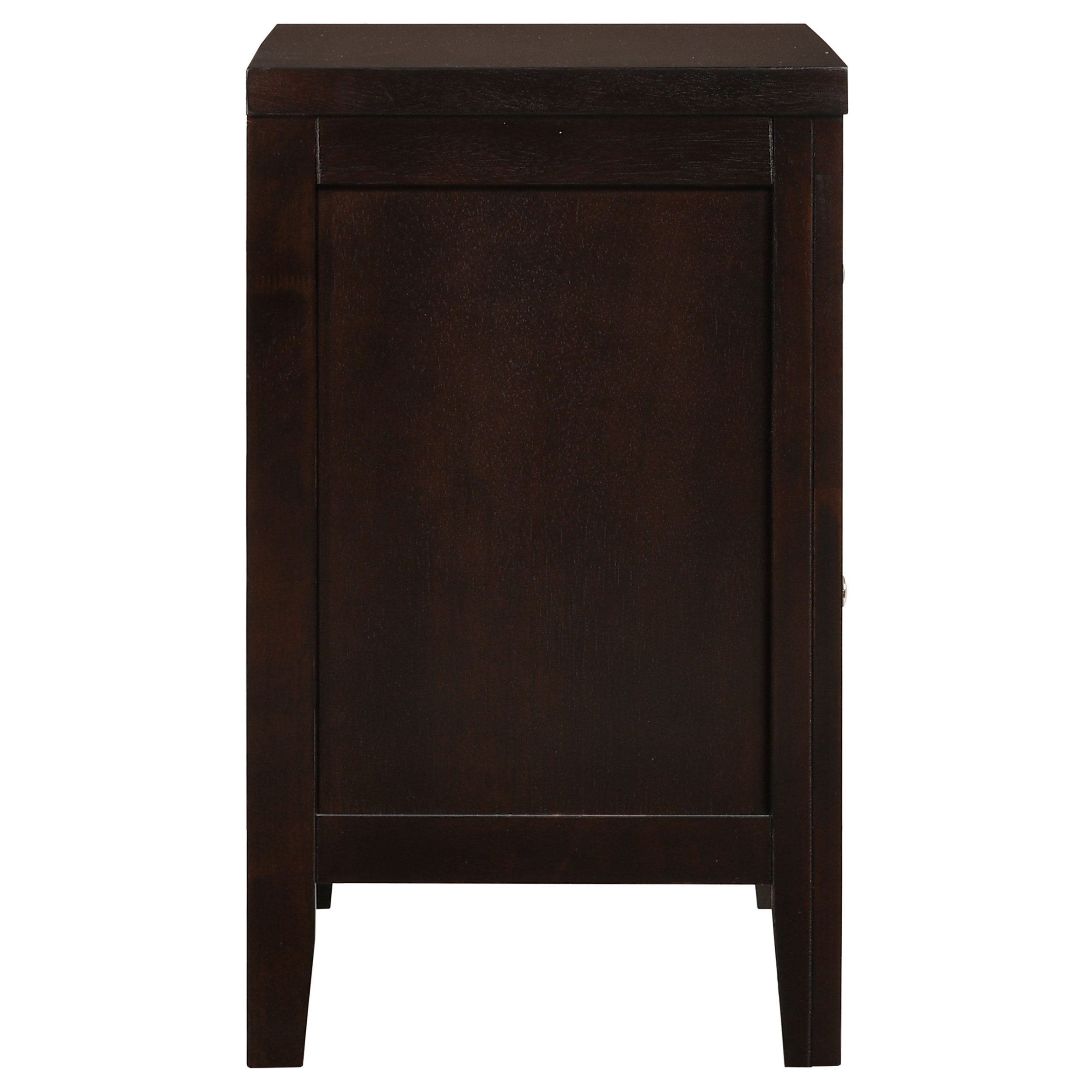 Carlton 2-drawer Nightstand Cappuccino — view 9