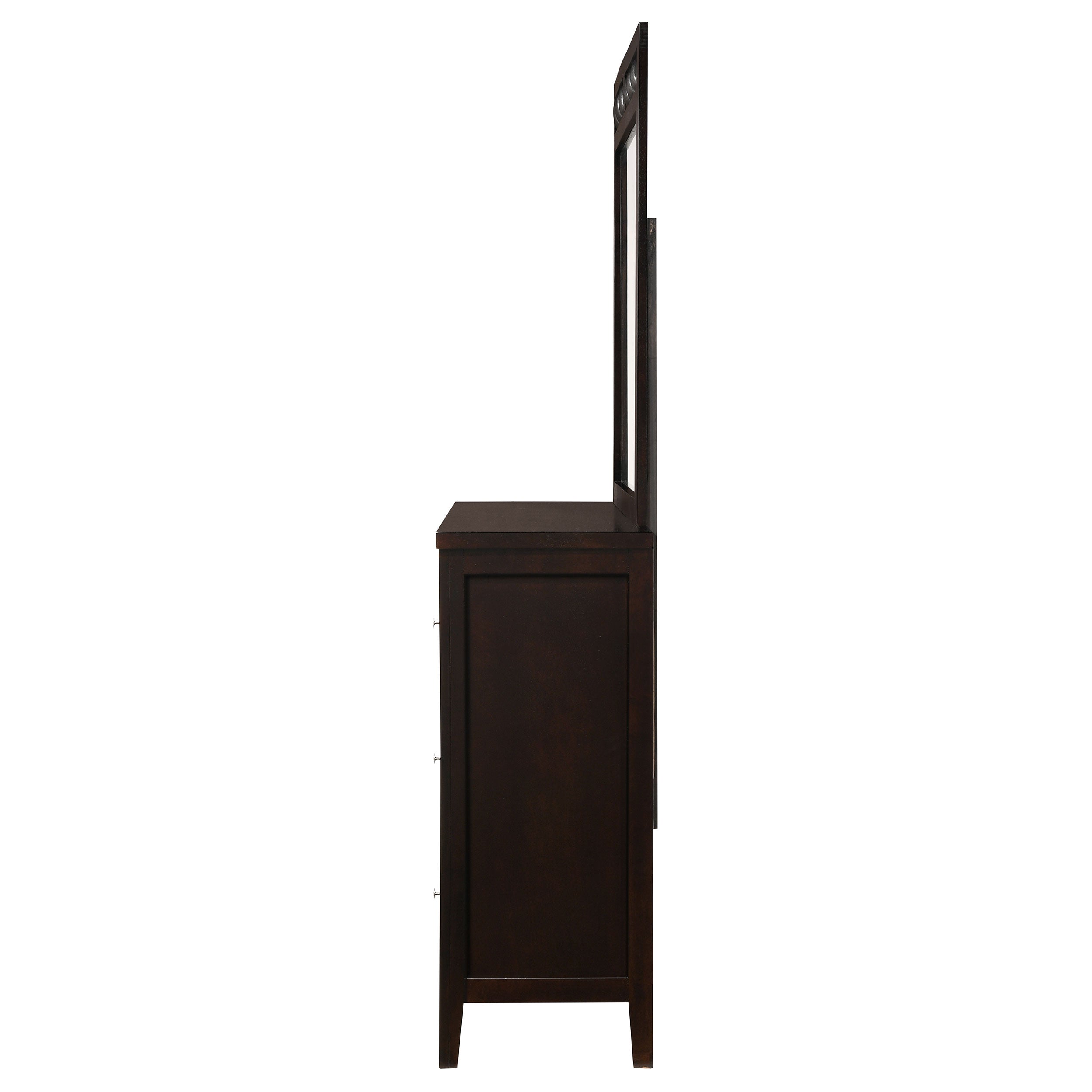 Carlton 6-drawer Dresser with Mirror Cappuccino — view 5