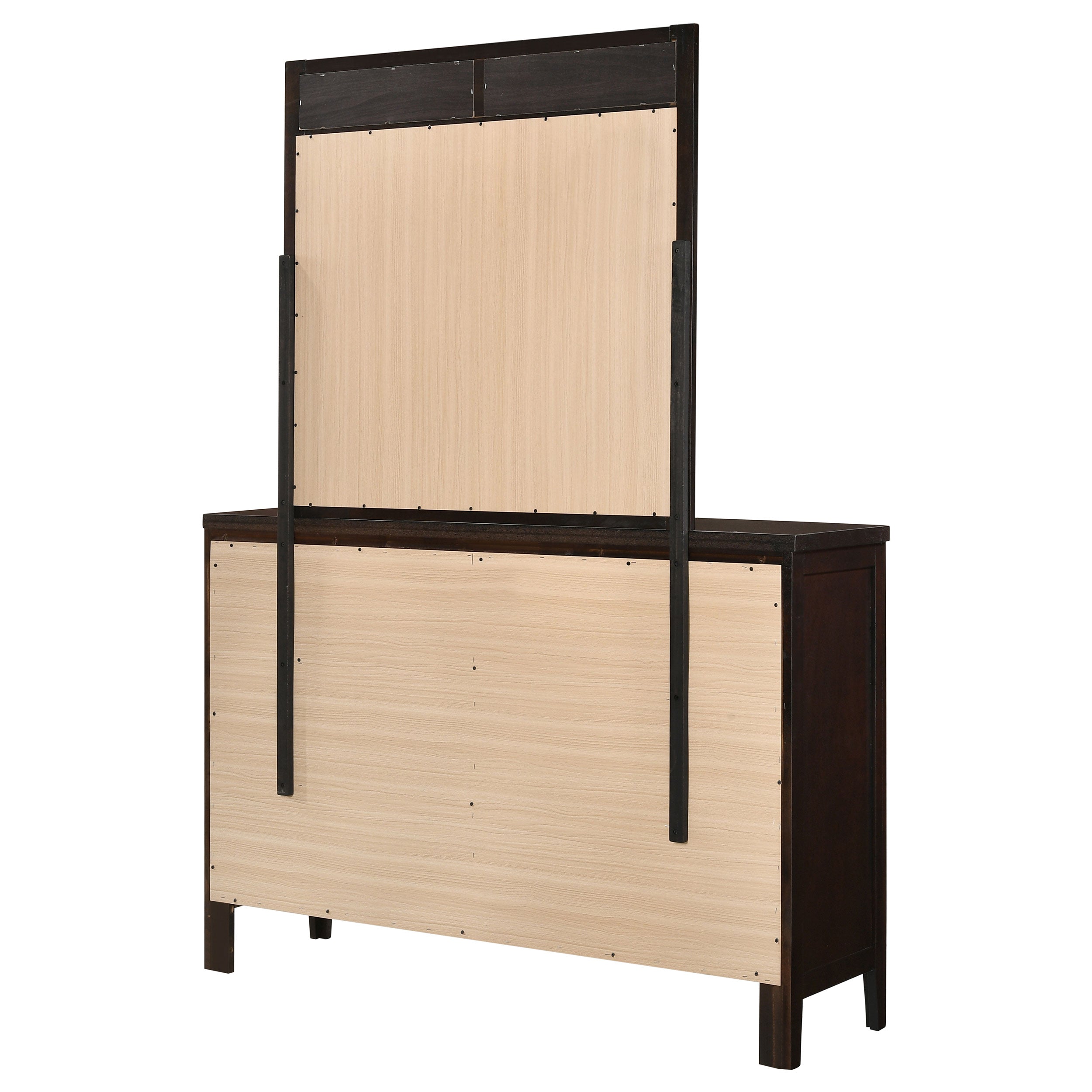 Carlton 6-drawer Dresser with Mirror Cappuccino — view 8