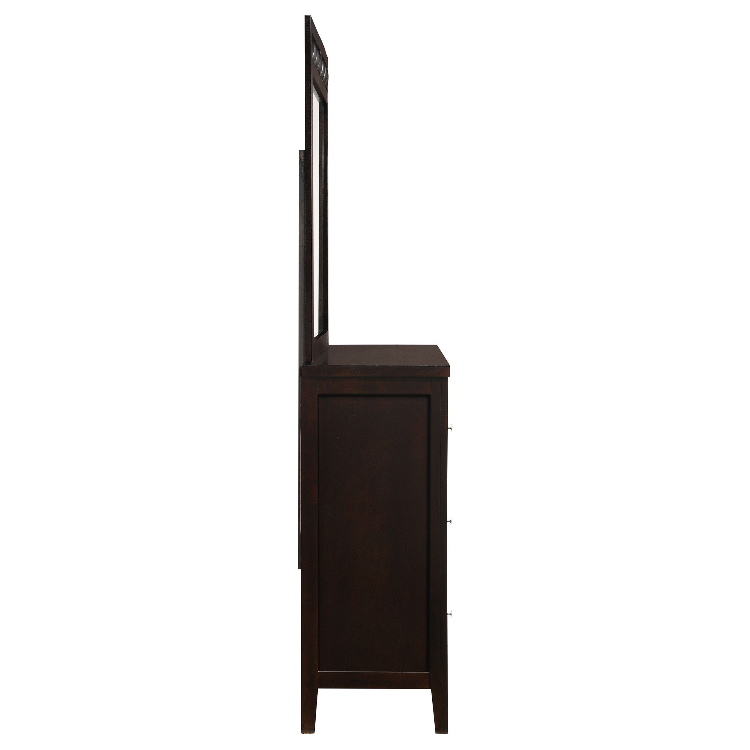 Carlton 6-drawer Dresser with Mirror Cappuccino — view 9