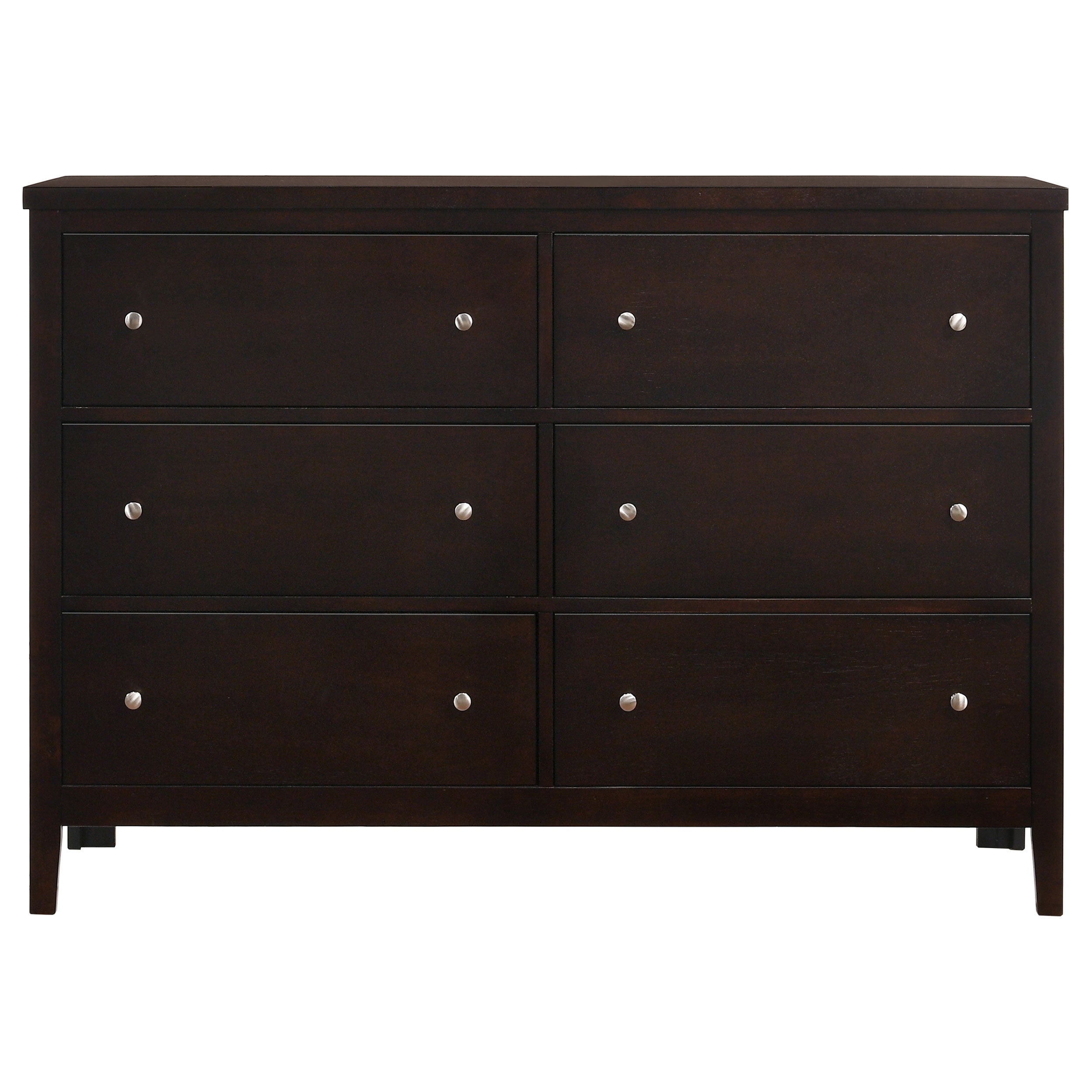 Carlton 6-drawer Dresser Cappuccino — view 3