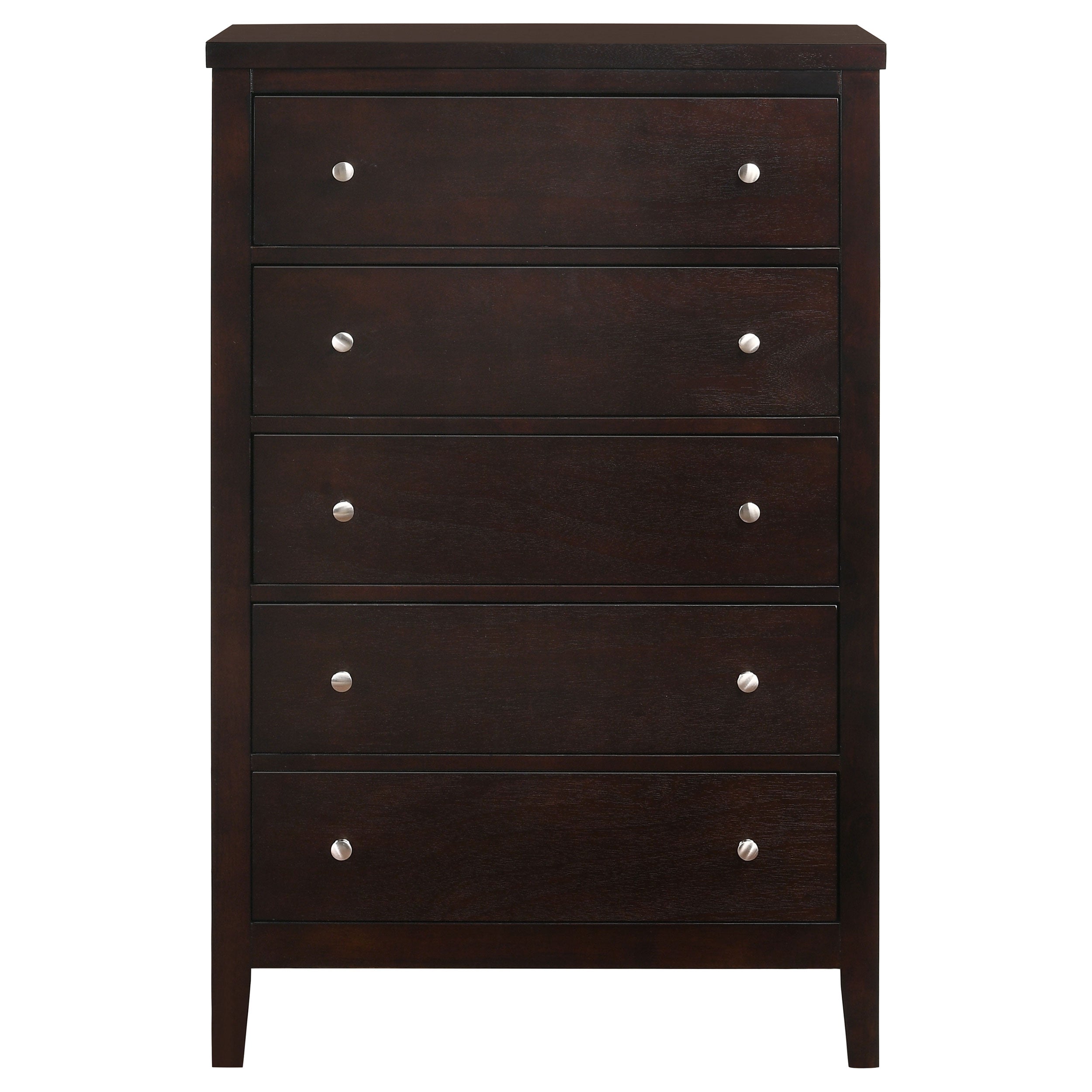 Carlton 5-drawer Bedroom Chest Cappuccino — view 3