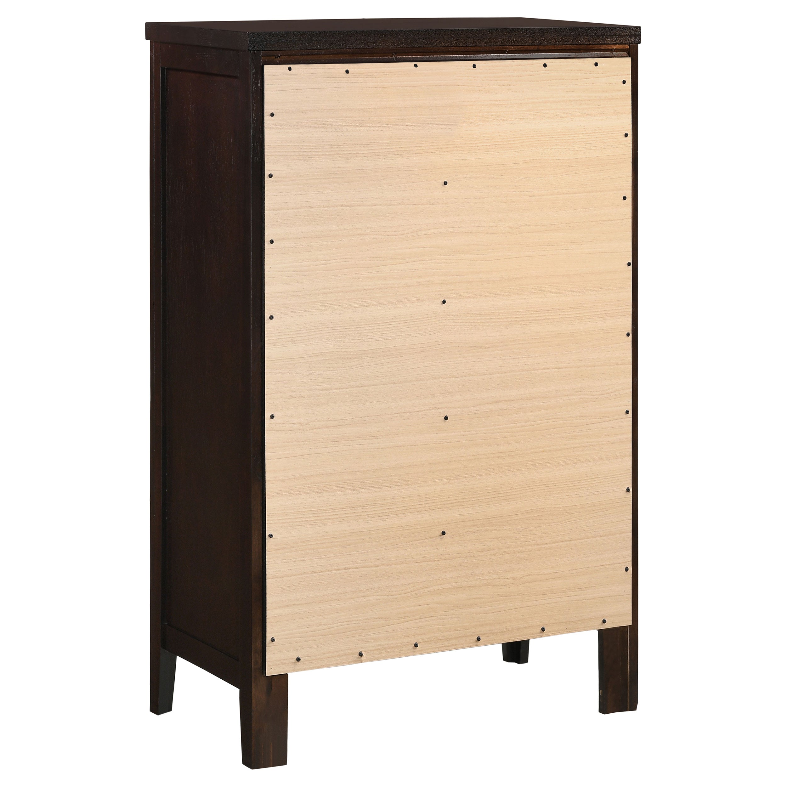 Carlton 5-drawer Bedroom Chest Cappuccino — view 6