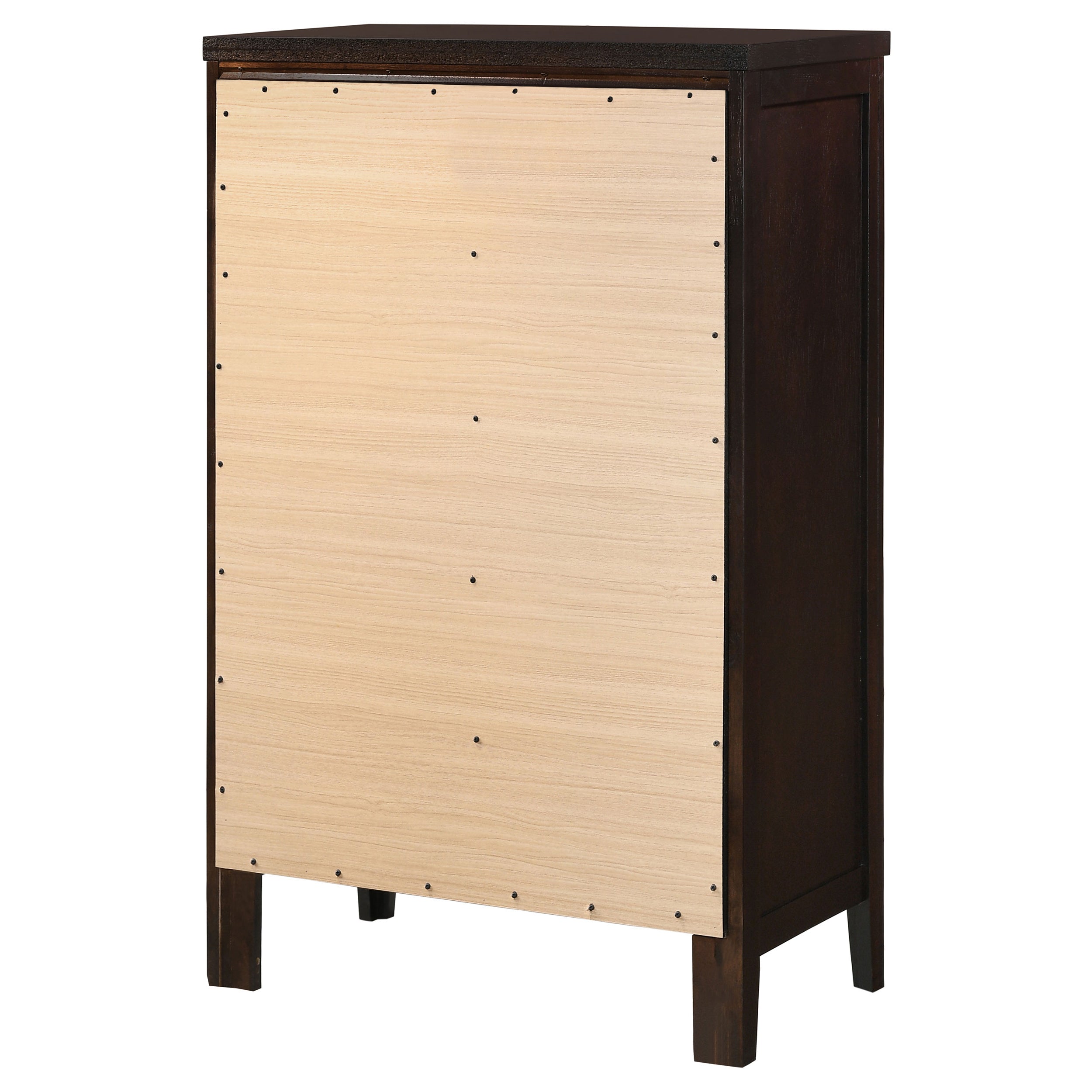 Carlton 5-drawer Bedroom Chest Cappuccino — view 8