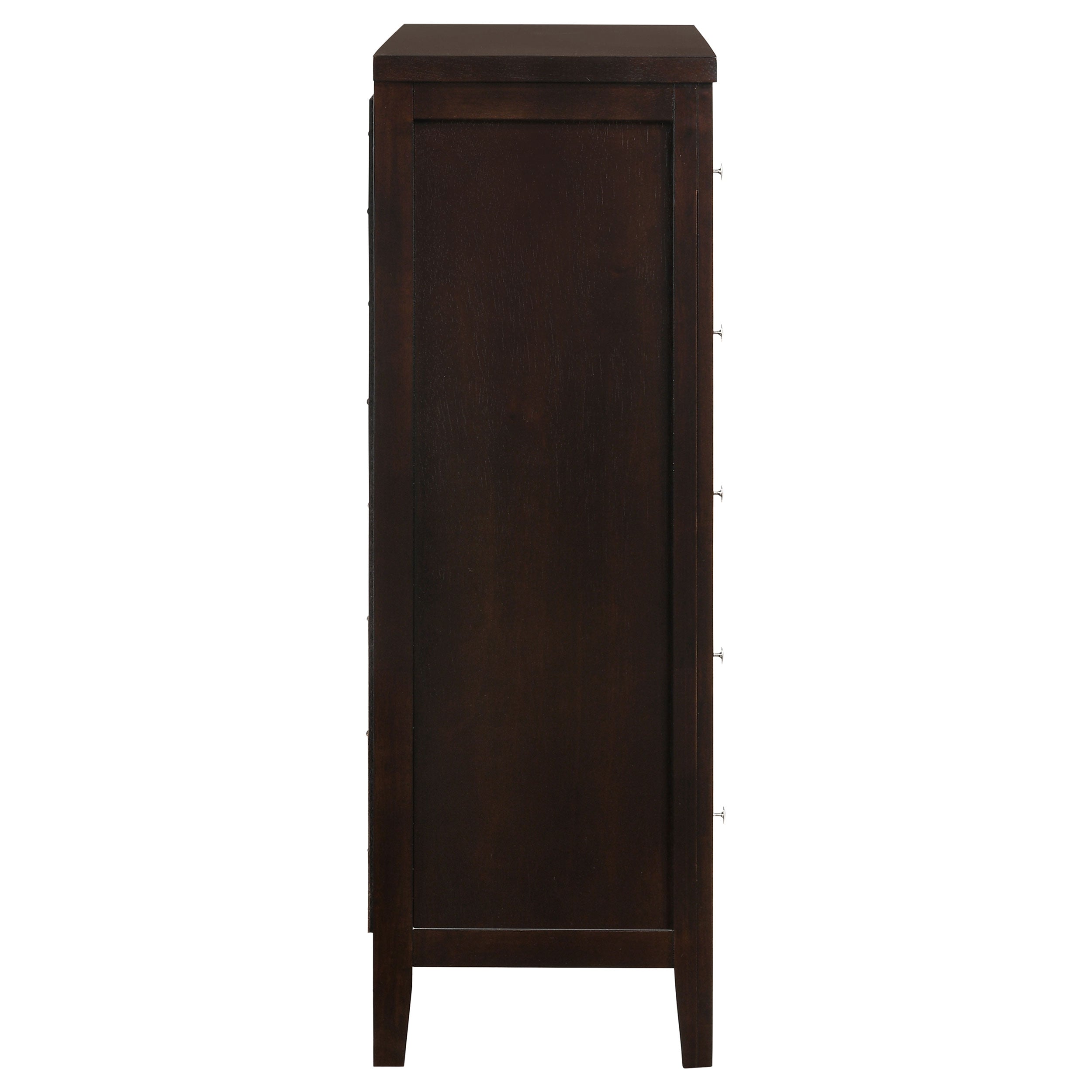 Carlton 5-drawer Bedroom Chest Cappuccino — view 9