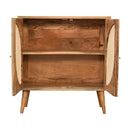 Close Knit Leaf Cabinet - Oak