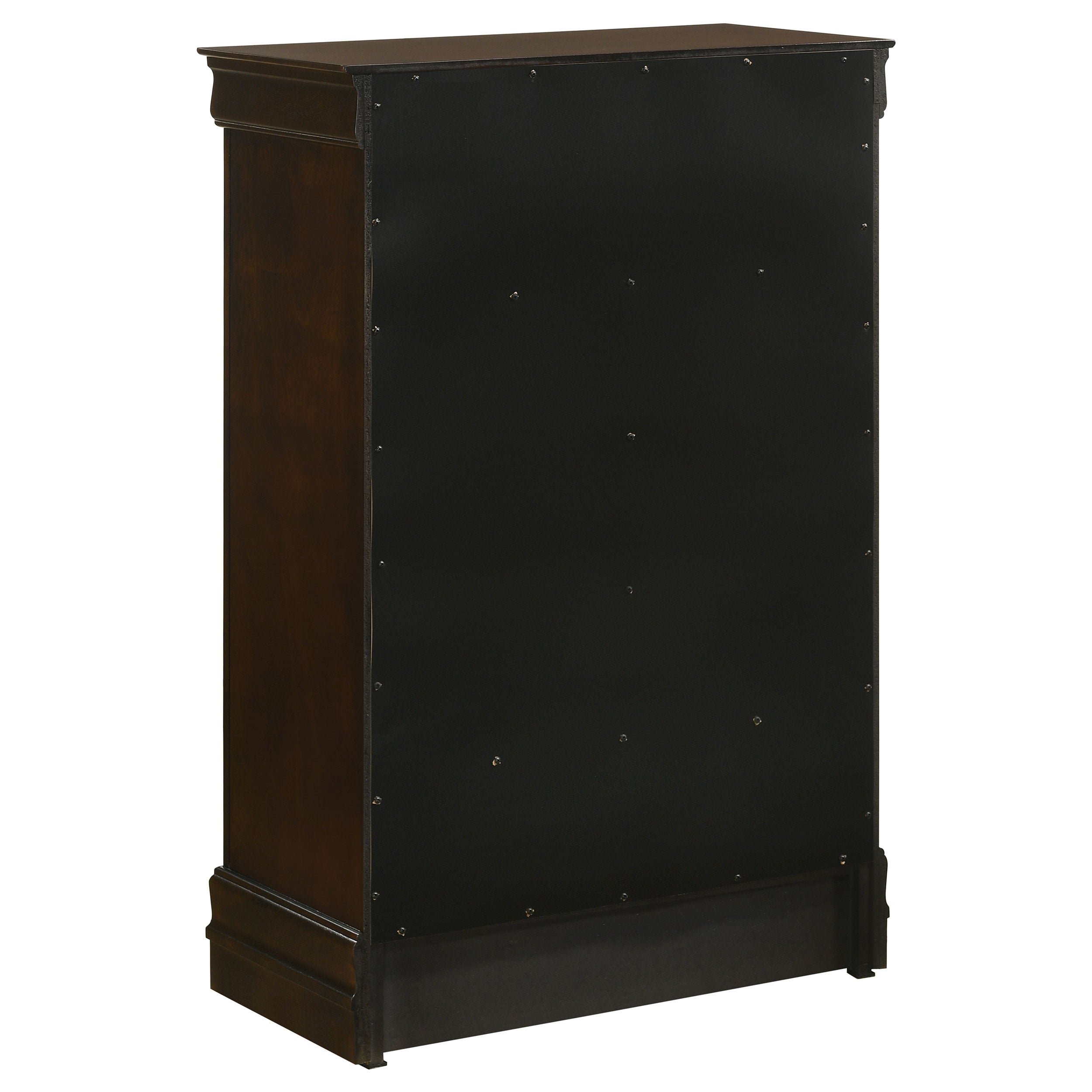 Louis Philippe 5-drawer Bedroom Chest Cappuccino — view 6