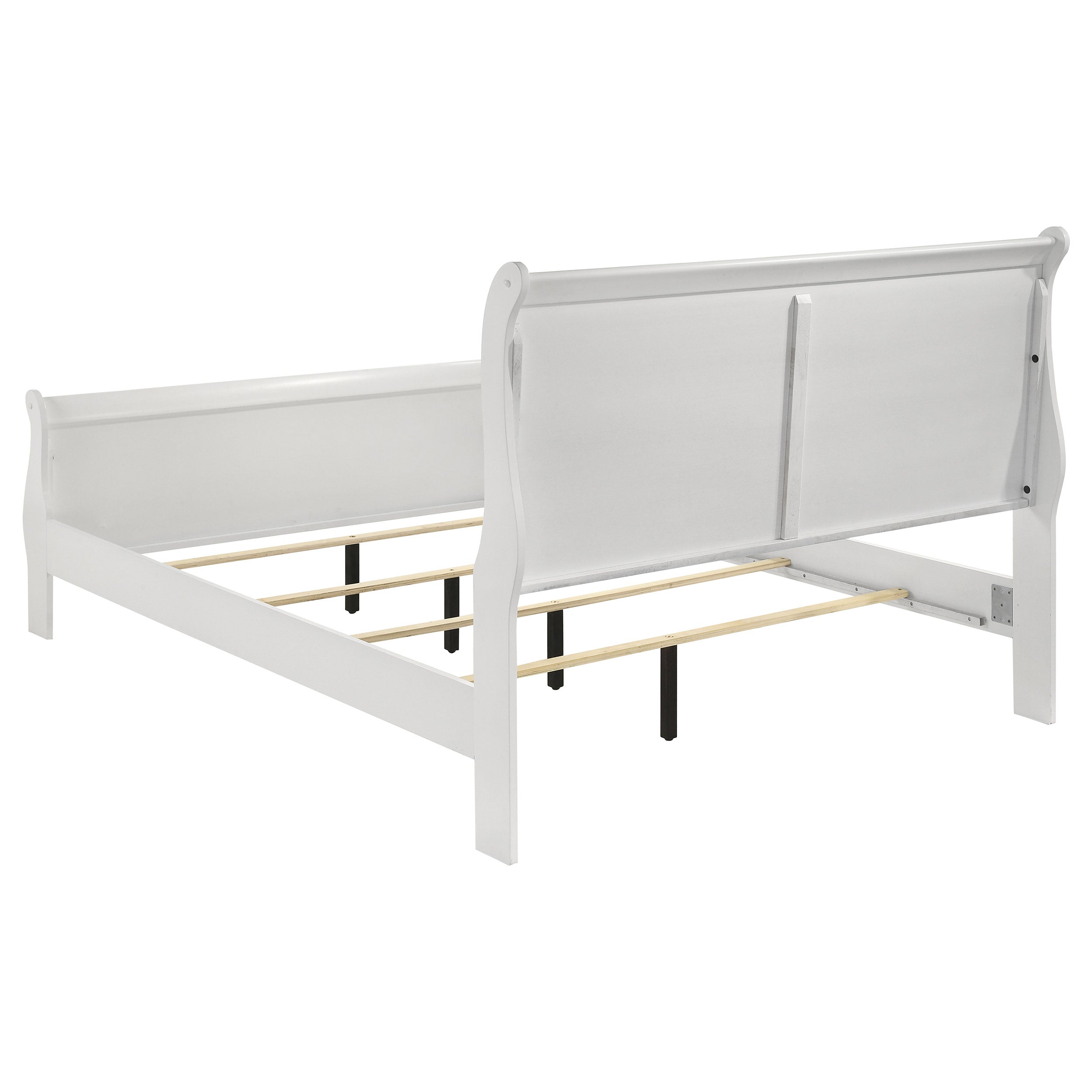 Louis Philippe 4-piece Full Bedroom Set White — view 4