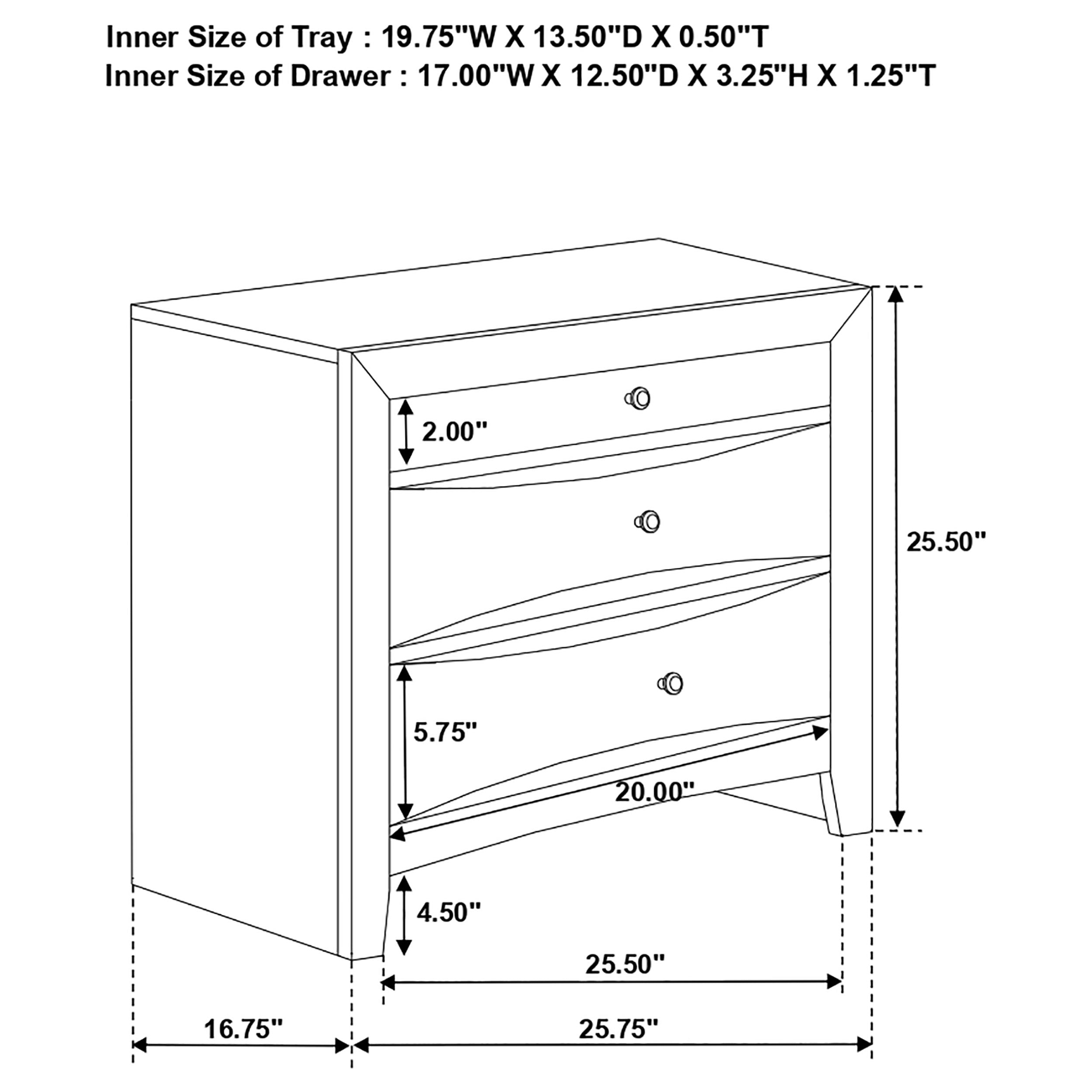 Briana 4-piece California King Bedroom Set Black — view 9