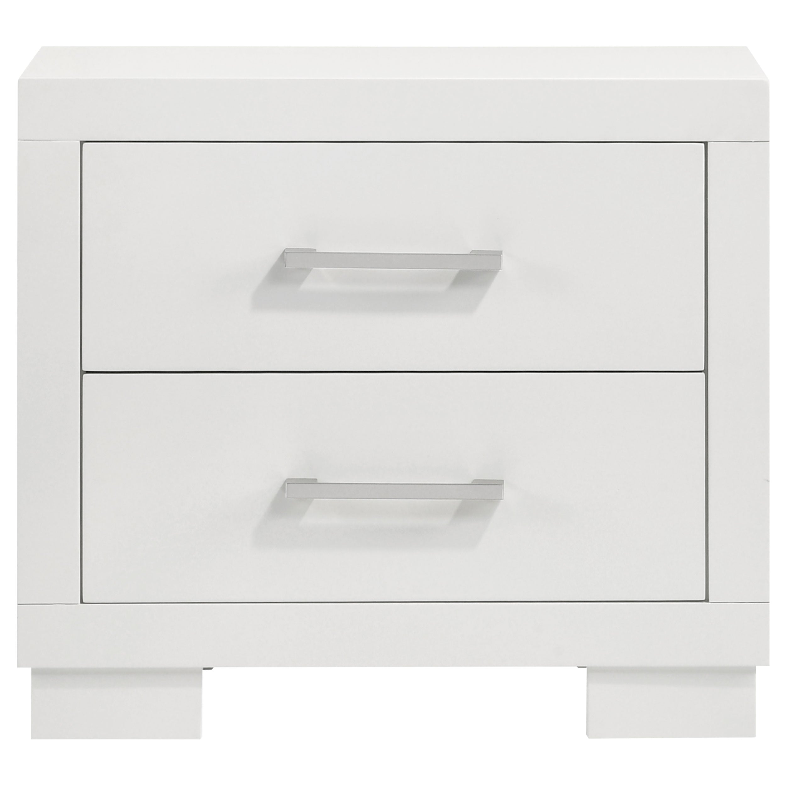 Jessica 2-drawer Nightstand Snow White — view 3