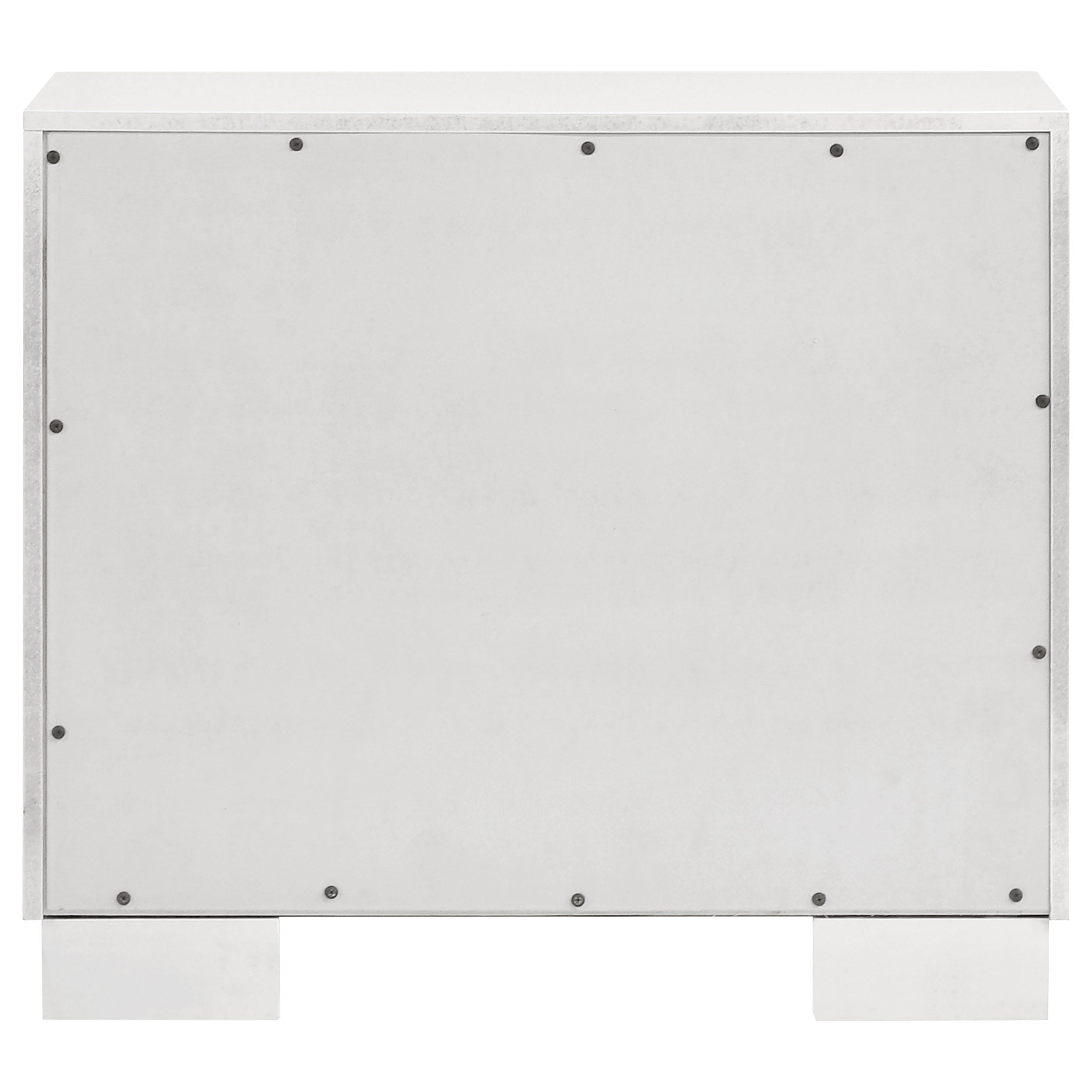 Jessica 2-drawer Nightstand Snow White — view 7