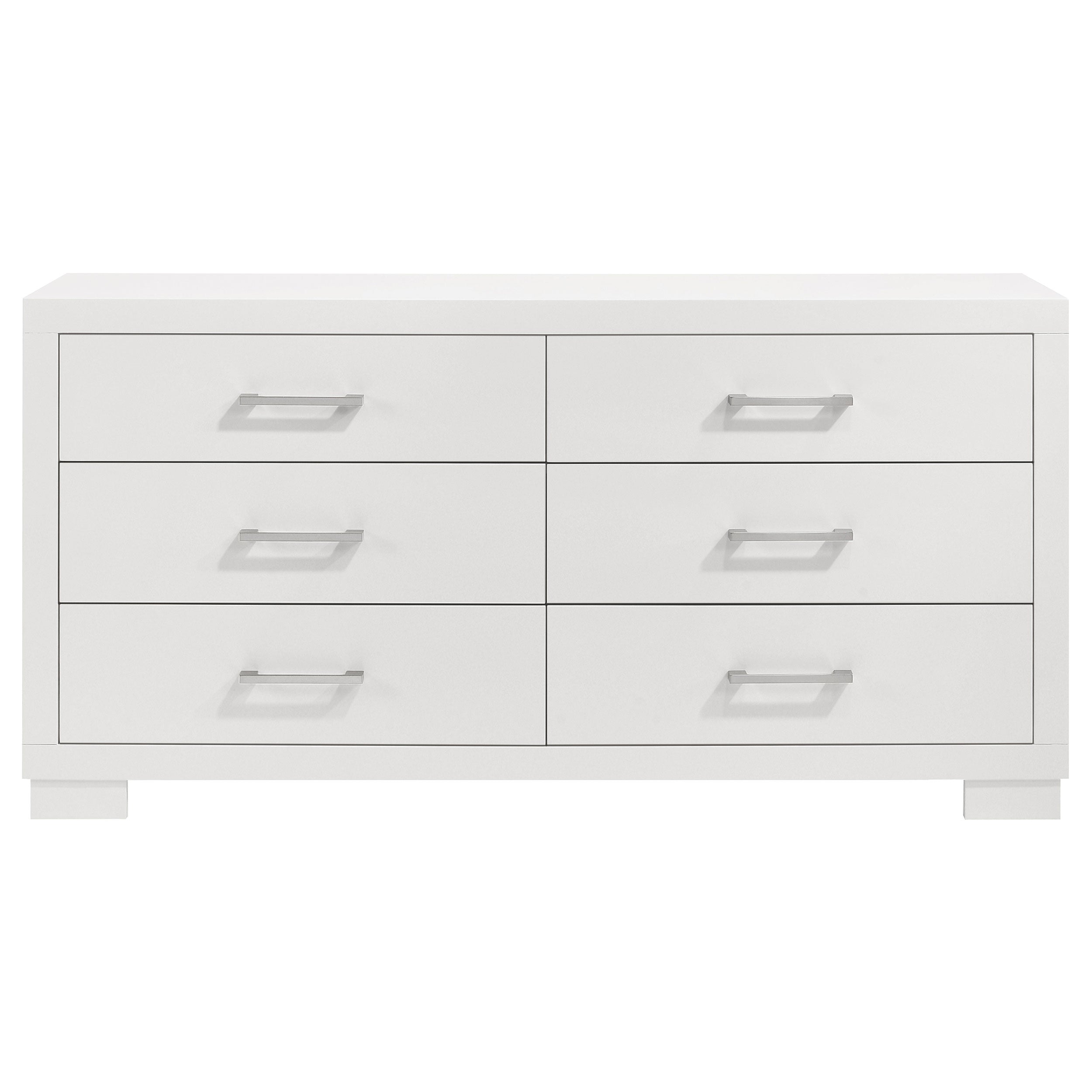 Jessica 6-drawer Dresser Snow White — view 3
