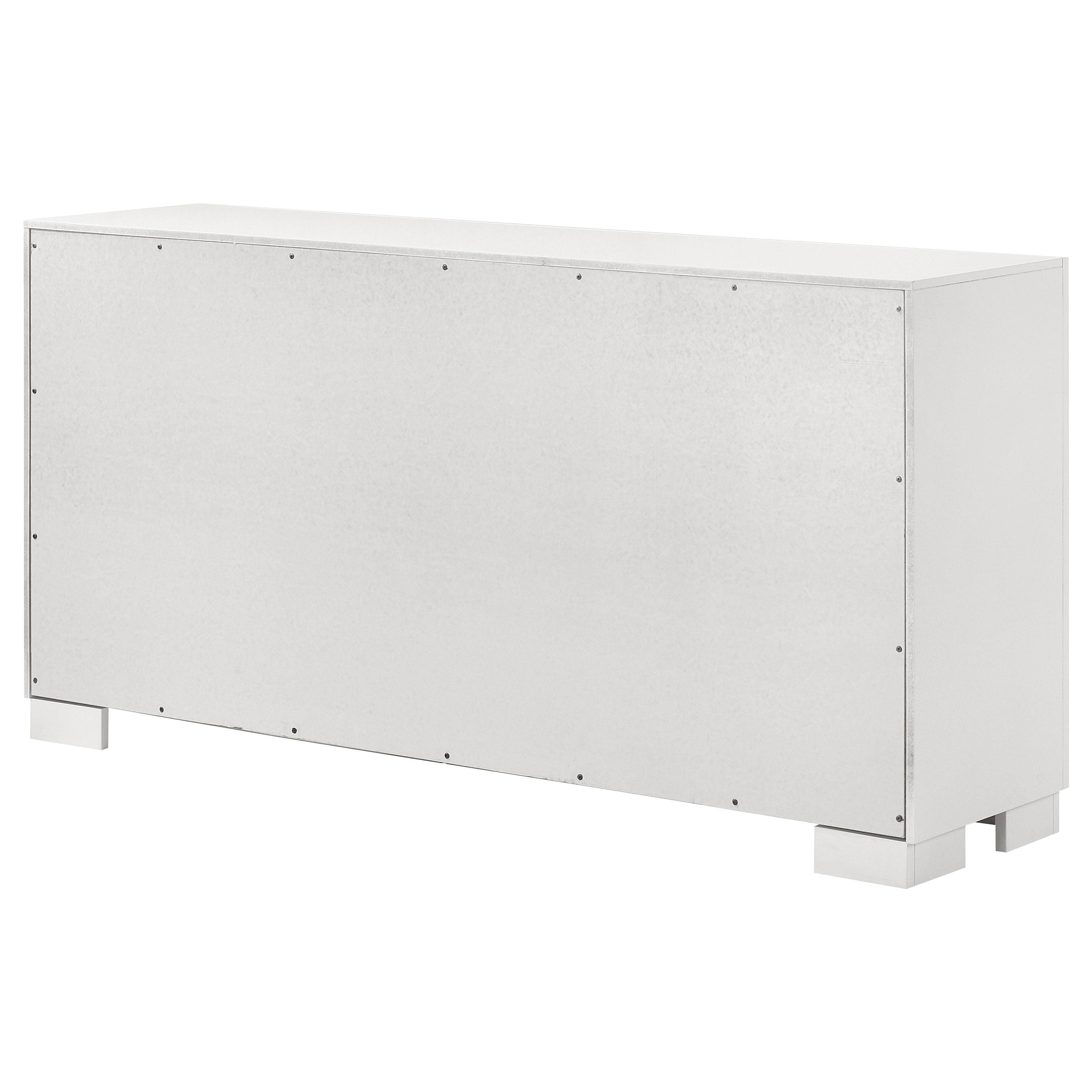 Jessica 6-drawer Dresser Snow White — view 8
