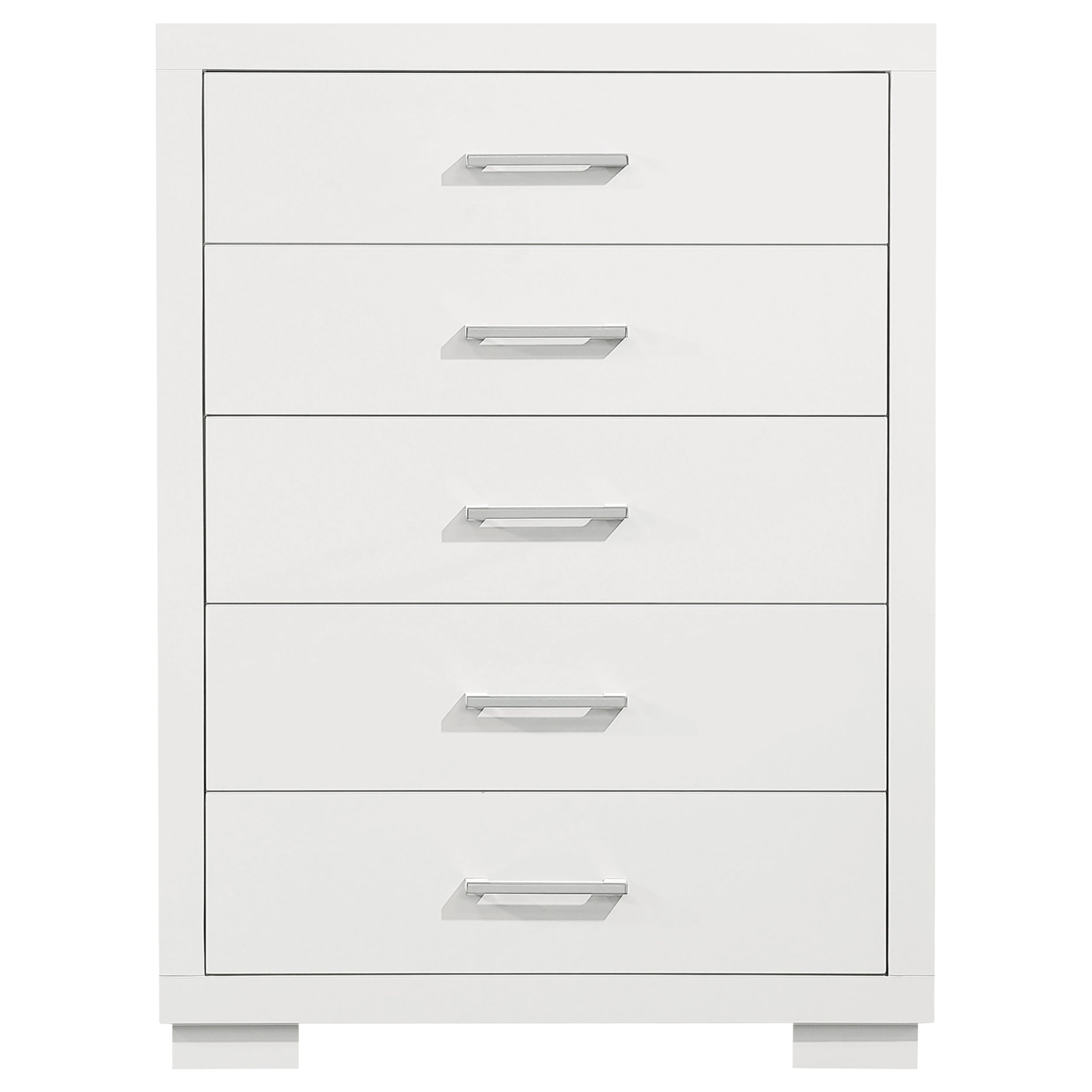 Jessica 5-drawer Bedroom Chest Snow White — view 3