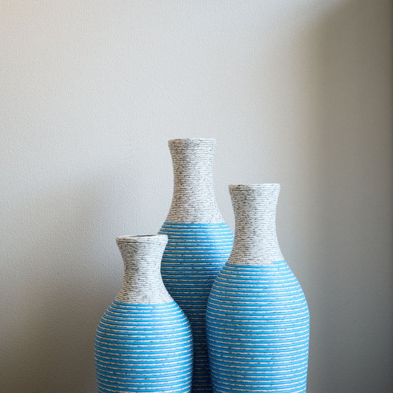 Classic And Neat Floor Vase, High Independent Flower Stand (Set of 3)