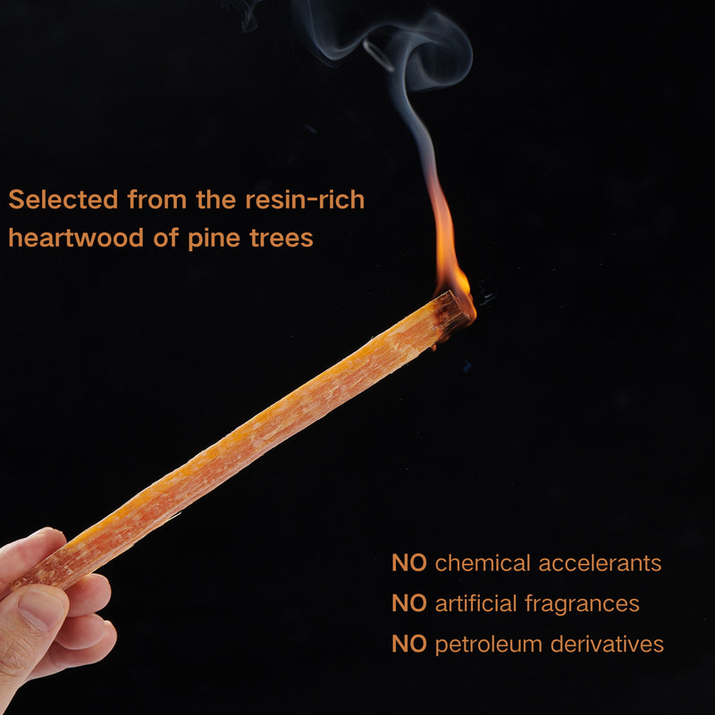 15 Lbs Fatwood Fire Starter Sticks With Box, 100% Natural Kindling Wood, Pine Firewood Firestarter For Campfire, Stove, Fireplace, Bonfires, Grill - Natural