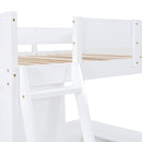 Modern Loft Bed With Desk And Shelves