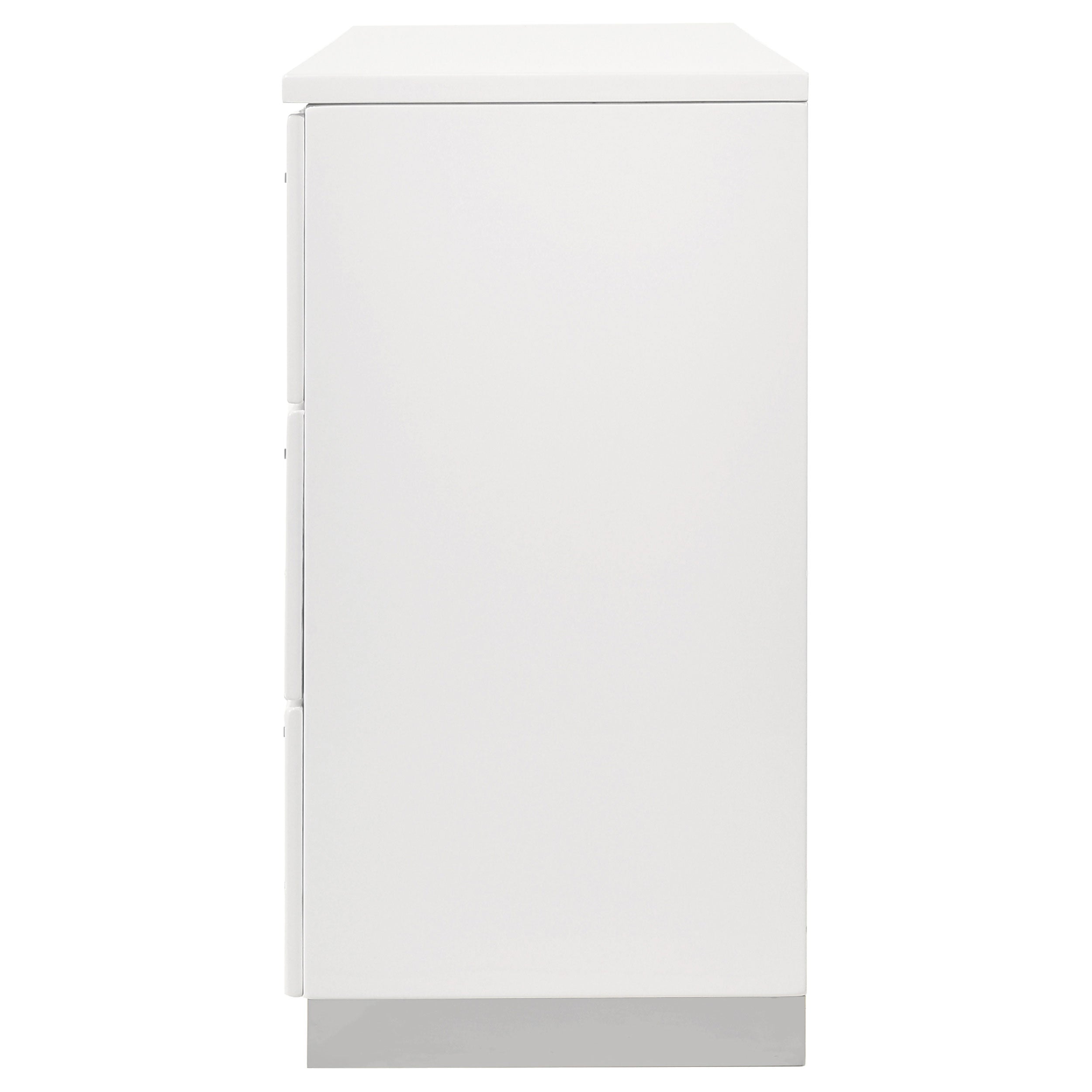Felicity 6-drawer Dresser White High Gloss — view 5
