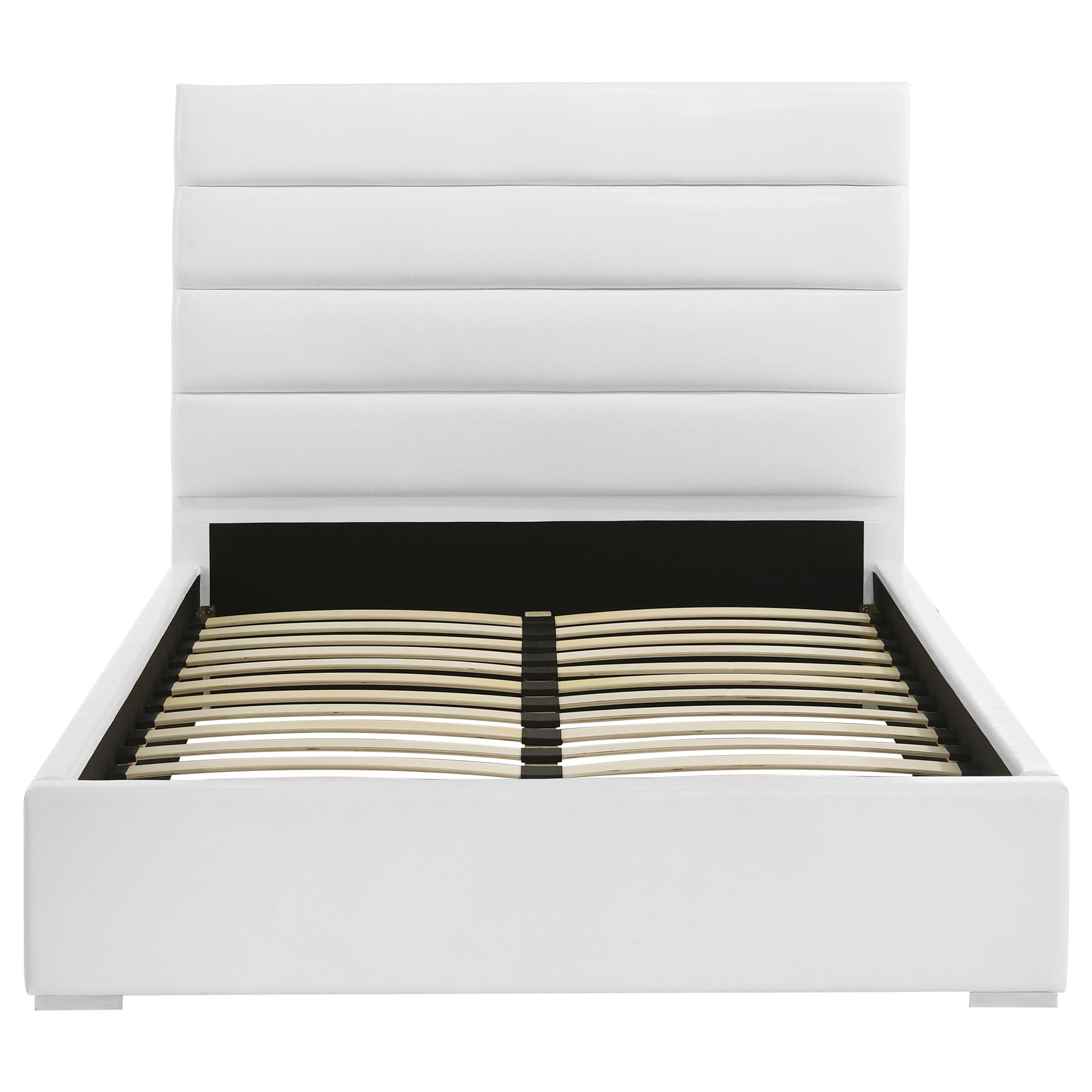 Felicity 53-inch Upholstered Full Platform Bed White — view 4