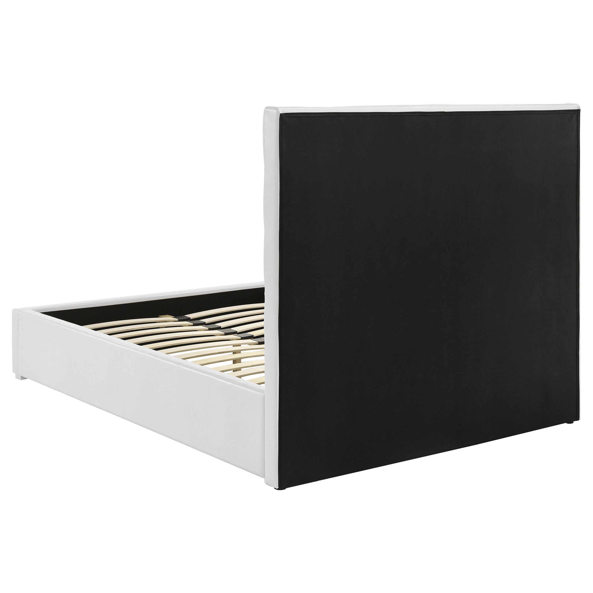 Felicity 53-inch Upholstered Full Platform Bed White — view 5