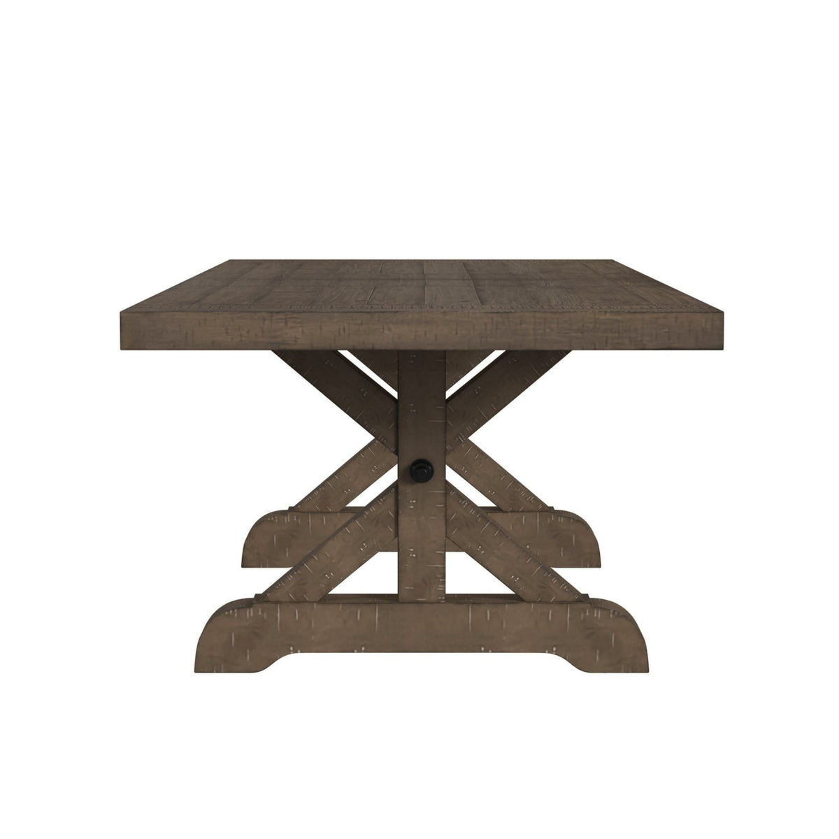 Yellowstone Dining Table With 2X12" Leaves in Gray by Elements International, view 2