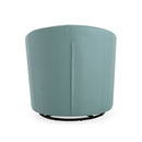 Contemporary Swivel Glider Chair With 360 Degree Rotation