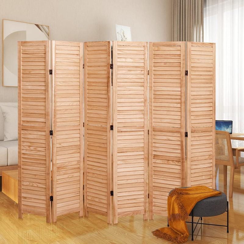Panel Wooden Folding Room Divider