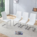 Modern Dining Chairs With High Backrest And Sturdy Legs
