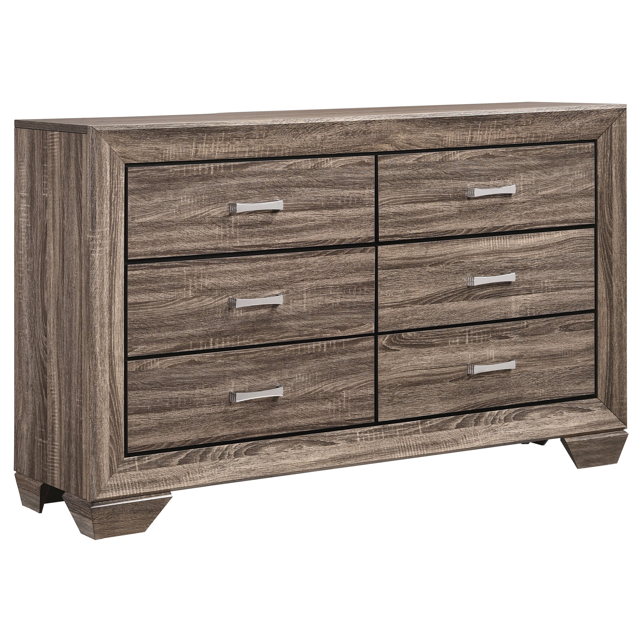 Kauffman 5-piece California King Bedroom Set Washed Taupe — view 7