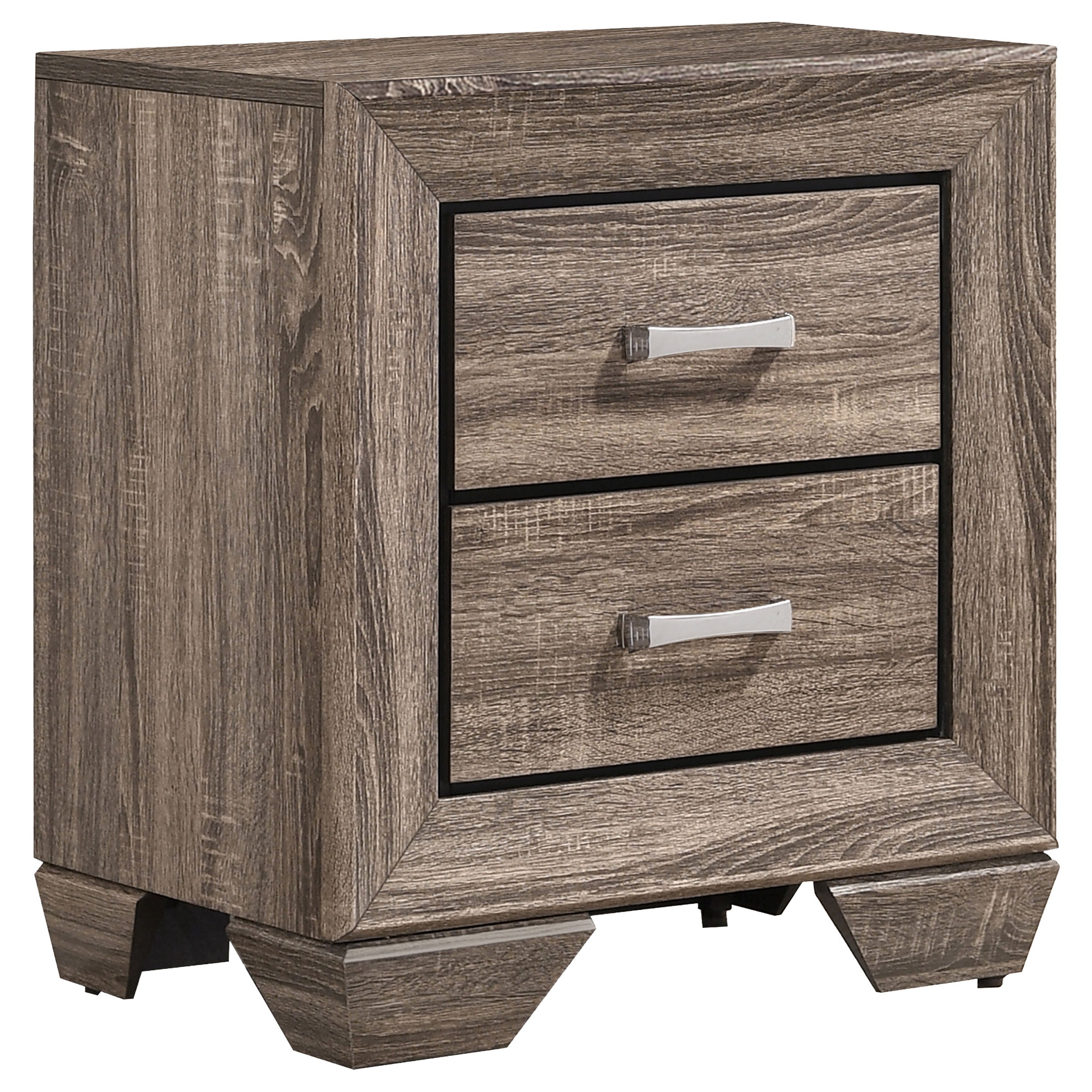 Kauffman 4-piece Queen Bedroom Set Washed Taupe — view 4