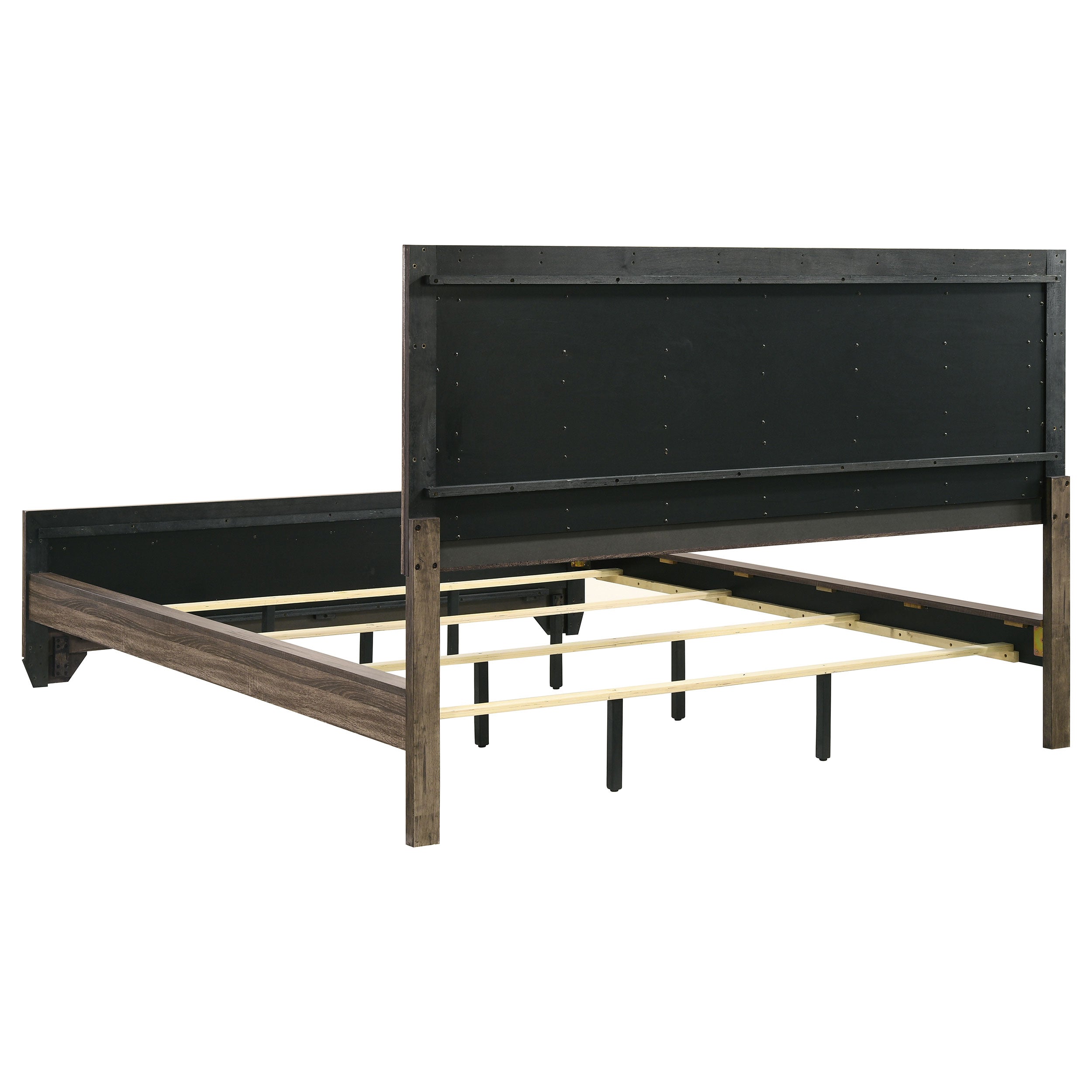 Kauffman Wood California King Panel Bed Washed Taupe — view 5