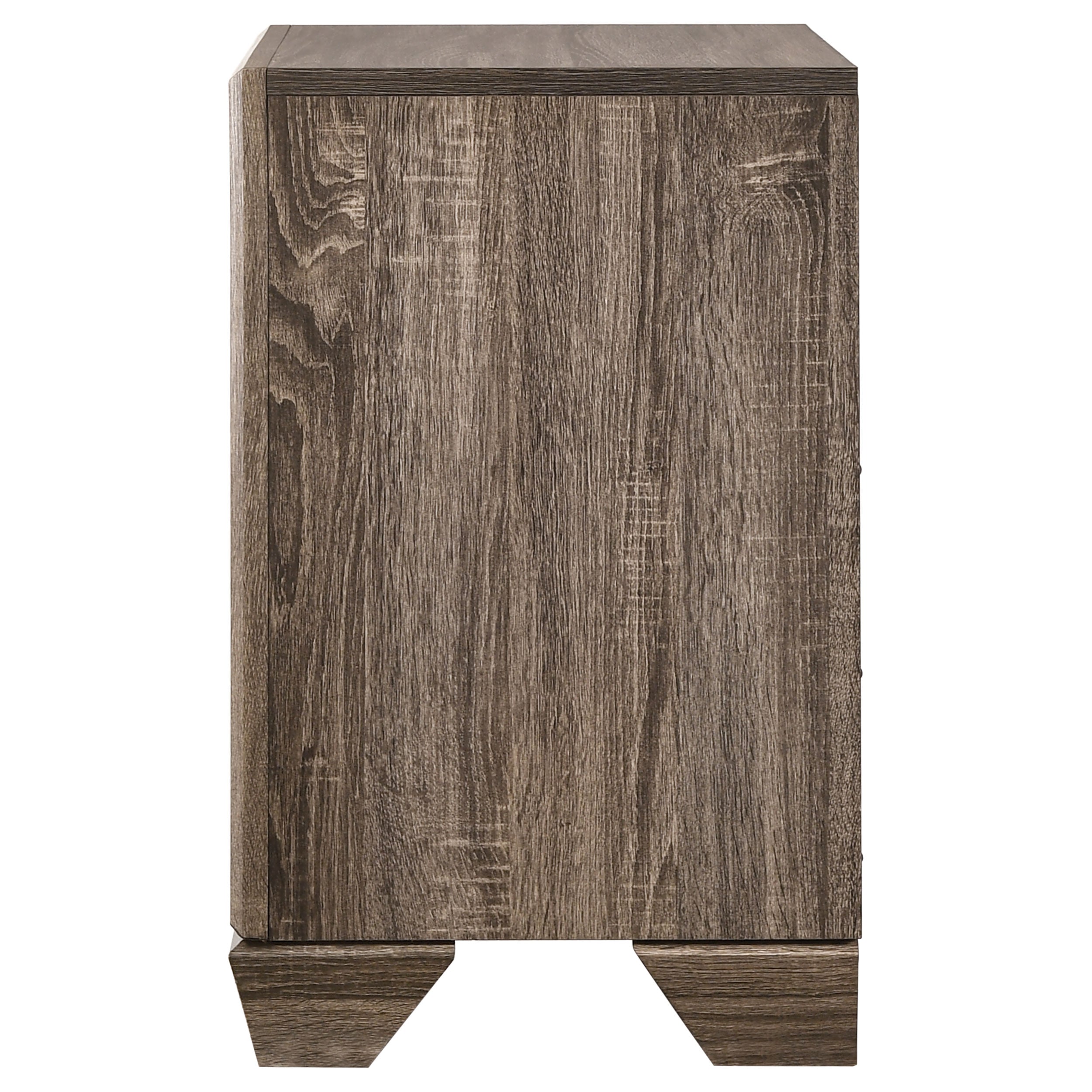 Kauffman 2-drawer Nightstand Washed Taupe — view 5