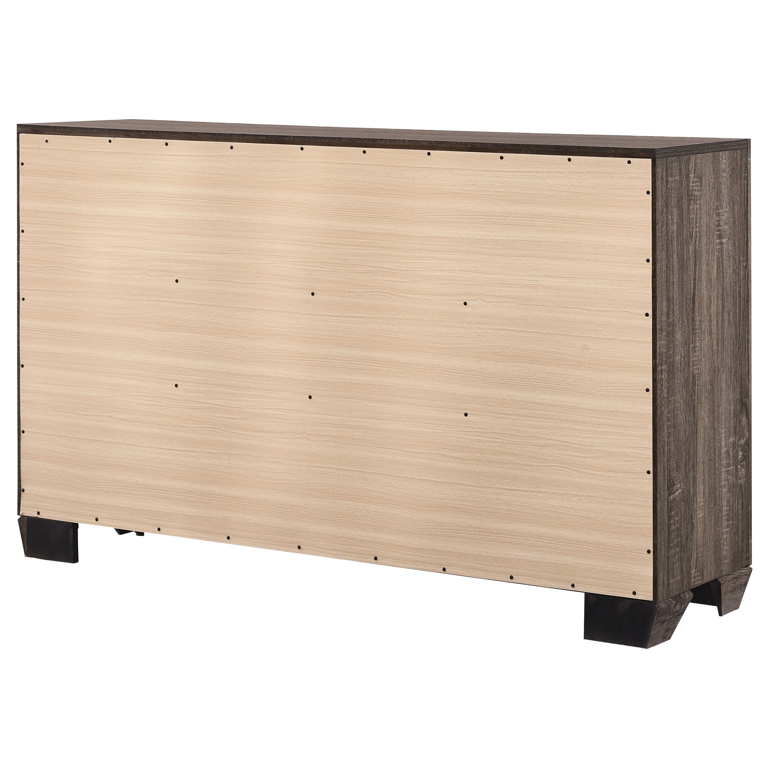 Kauffman 6-drawer Dresser Washed Taupe — view 8