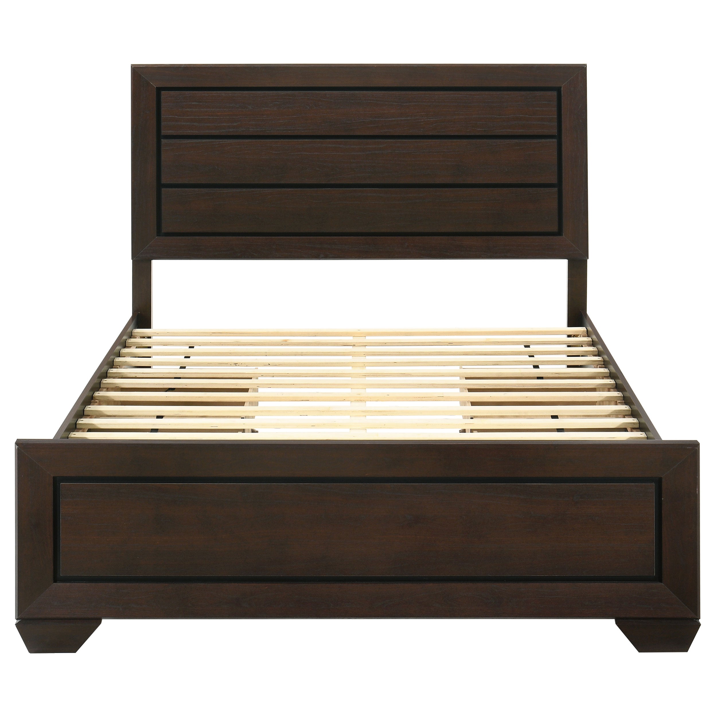 Kauffman Wood Queen Storage Panel Bed Dark Cocoa — view 7