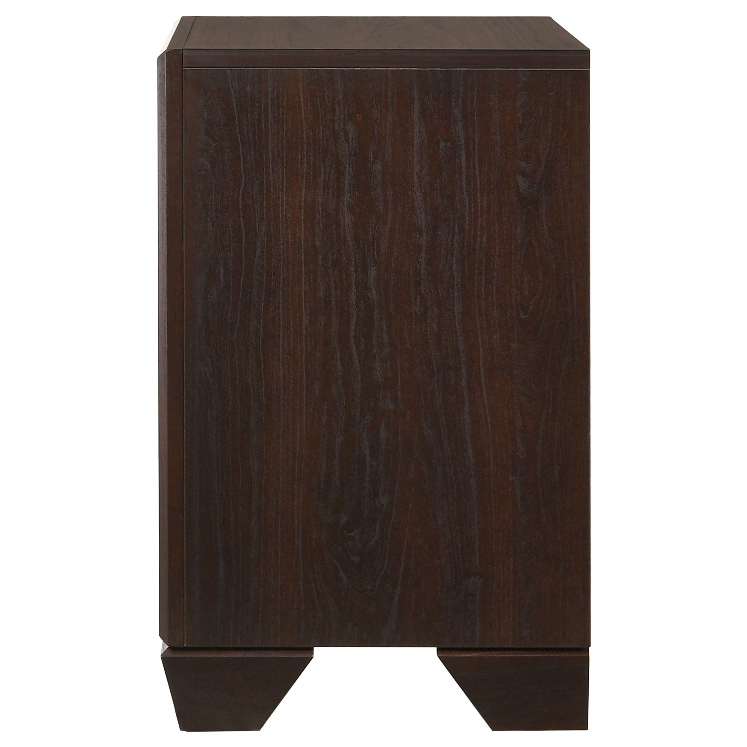Kauffman 2-drawer Nightstand Dark Cocoa — view 5