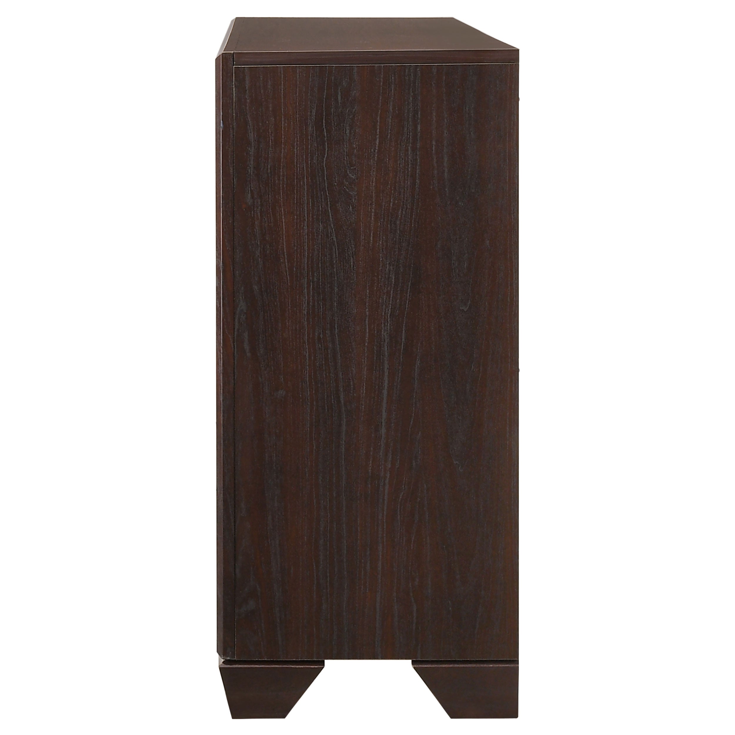 Kauffman 6-drawer Dresser Dark Cocoa — view 5