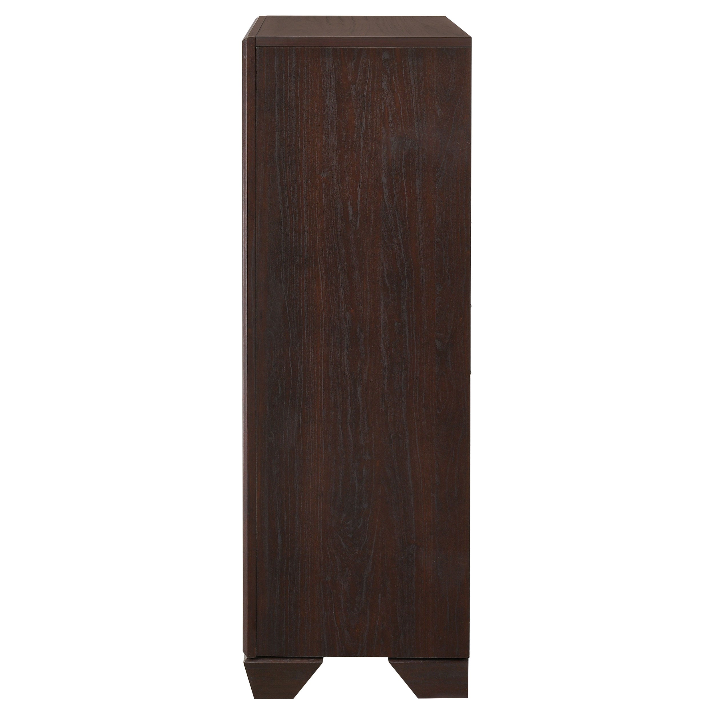 Kauffman 5-drawer Bedroom Chest Dark Cocoa — view 5