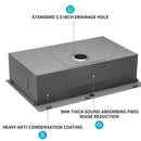 Stainless Steel Drop In Kitchen Sink, Topmount